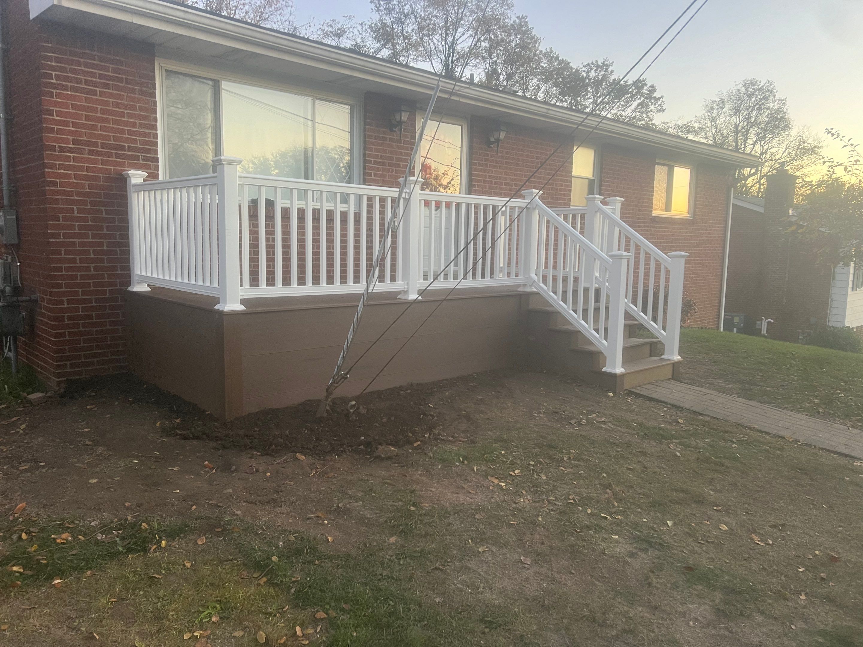 Deck and roof replacement  by Cousins Roofing Siding & Decks