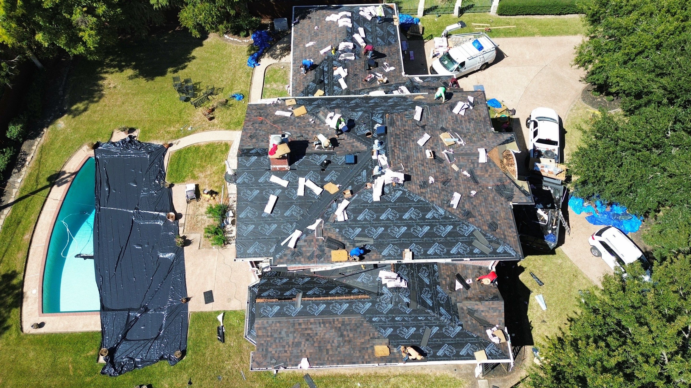 Stately Houston Roof Replacement With Owens Corning Duration Shingles by Houston Roofing & Construction