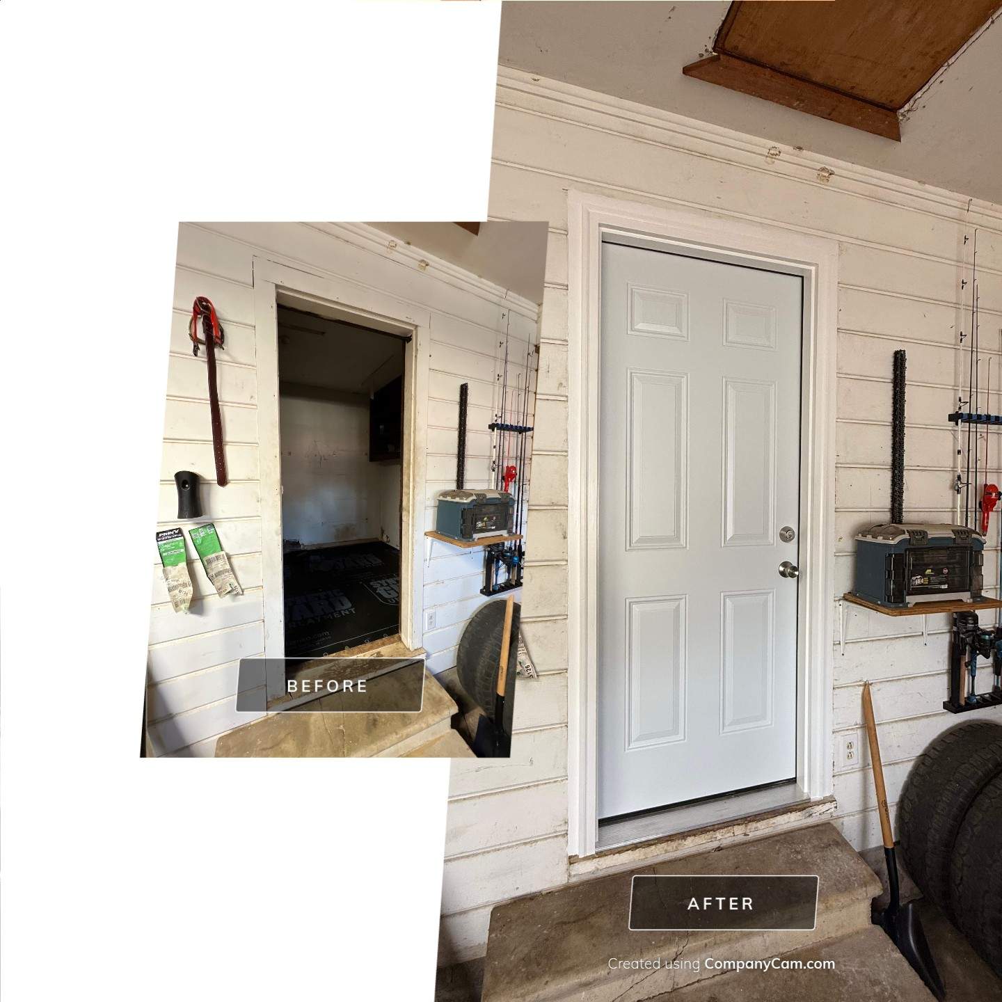 Exterior door & storm door installation by In & Out Construction & Remodeling, LLC