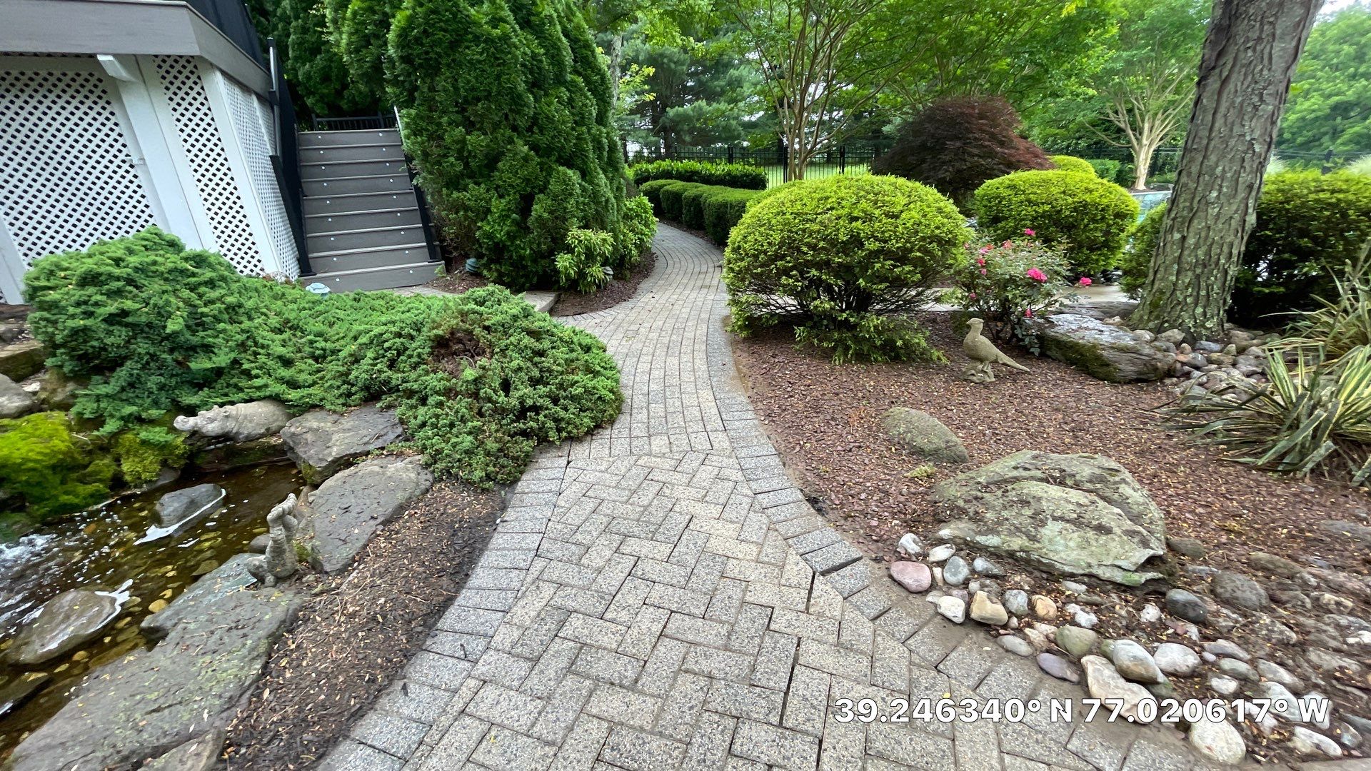 Concrete Pool Deck and Stone Paver Patio Cleaning in Glenelg by Baltimore Pressure Washers Inc.