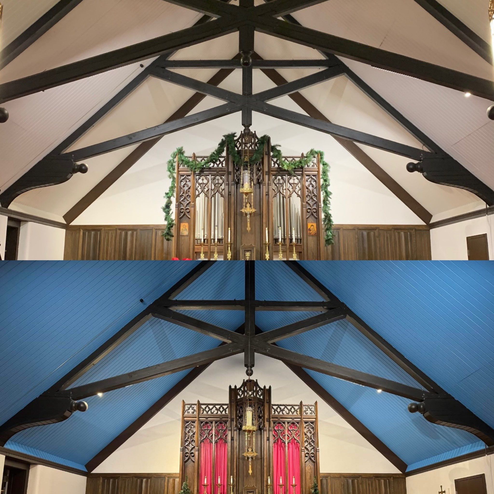 Clintonville Church Ceiling Project by Painter1 of Columbus