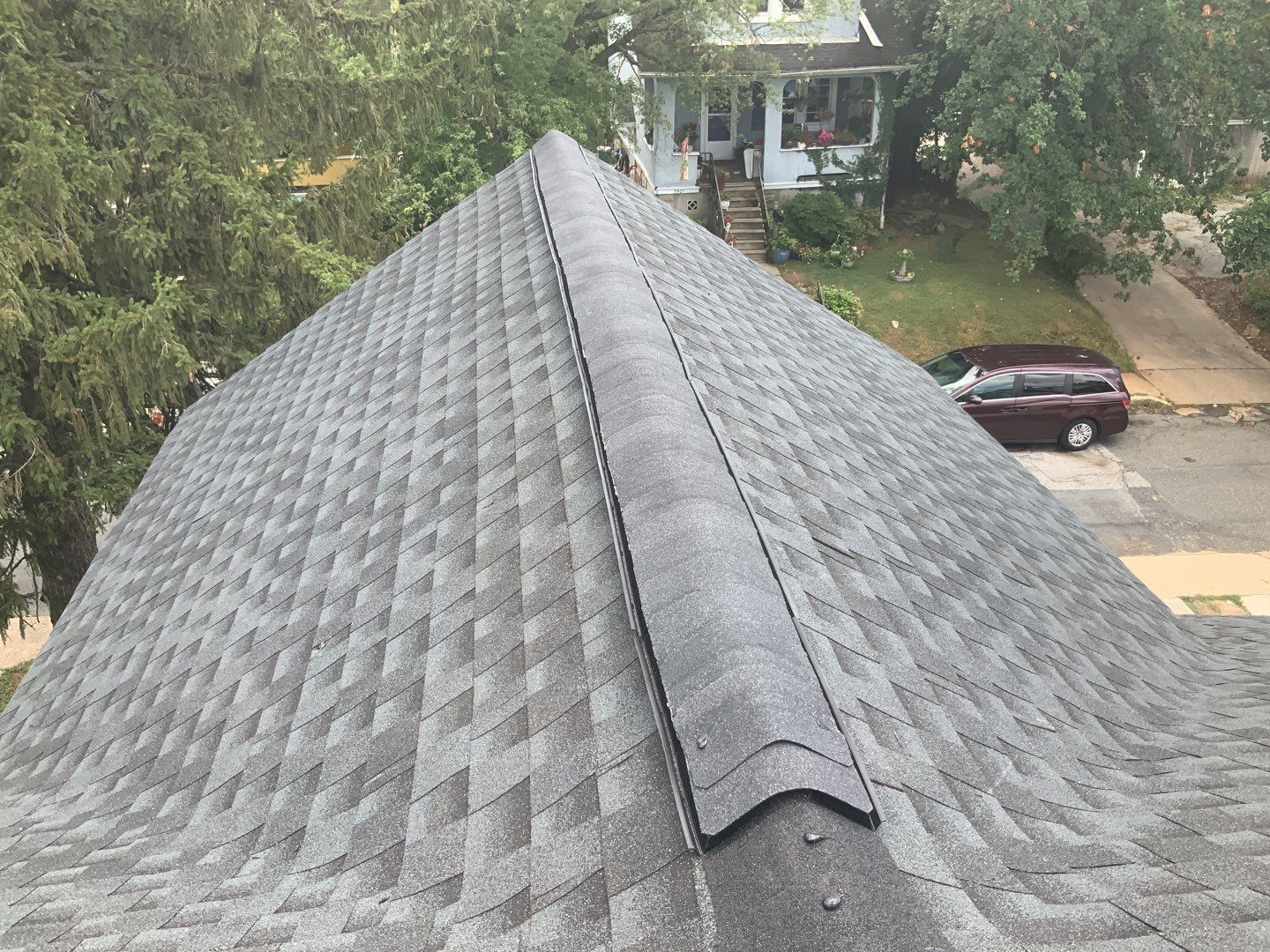 Residential Roofing Repair using Ridge Vent  by Alpha Design Services