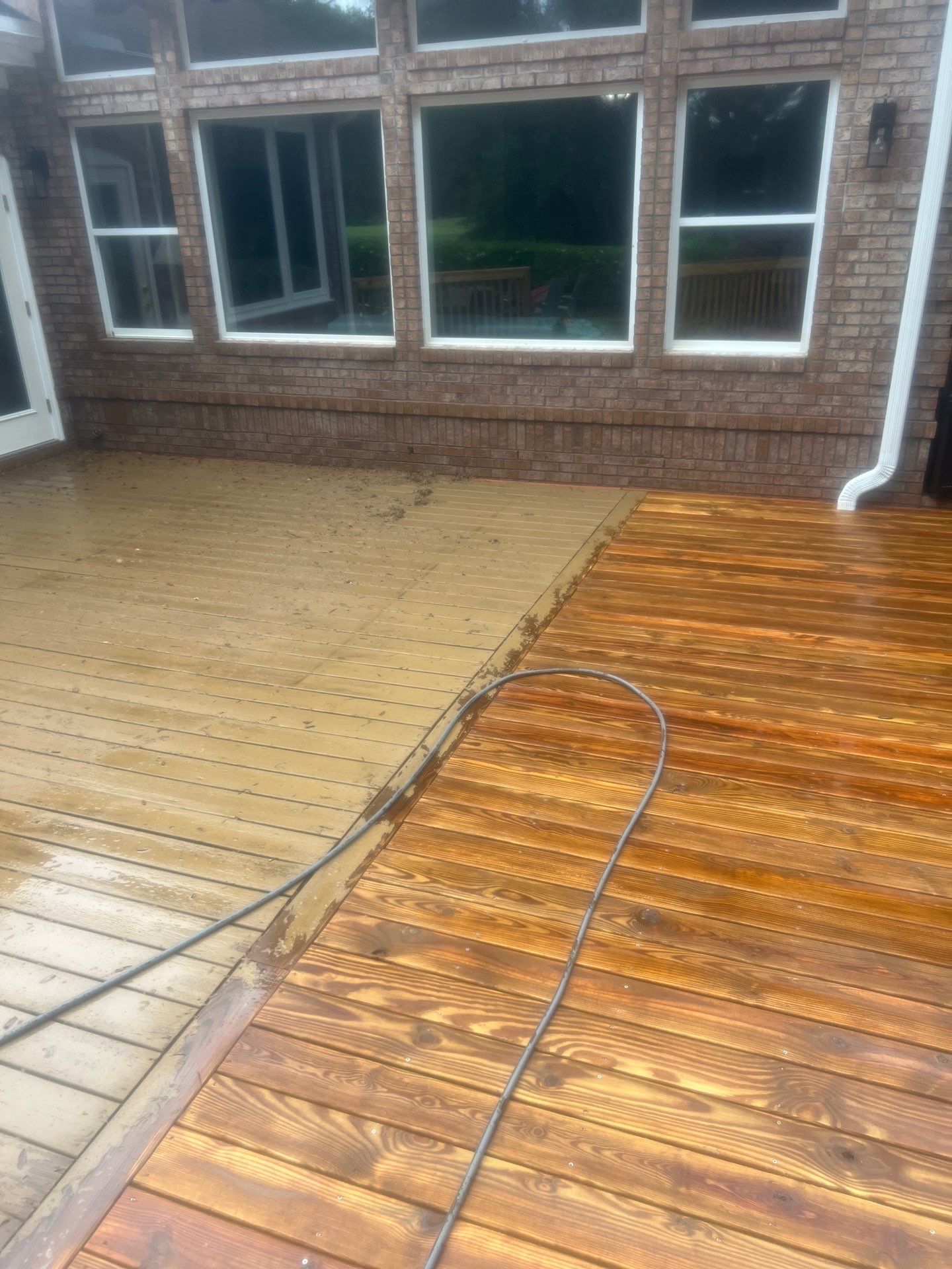 Wood Deck and Rails Using Wood Sealant by DuraSeal