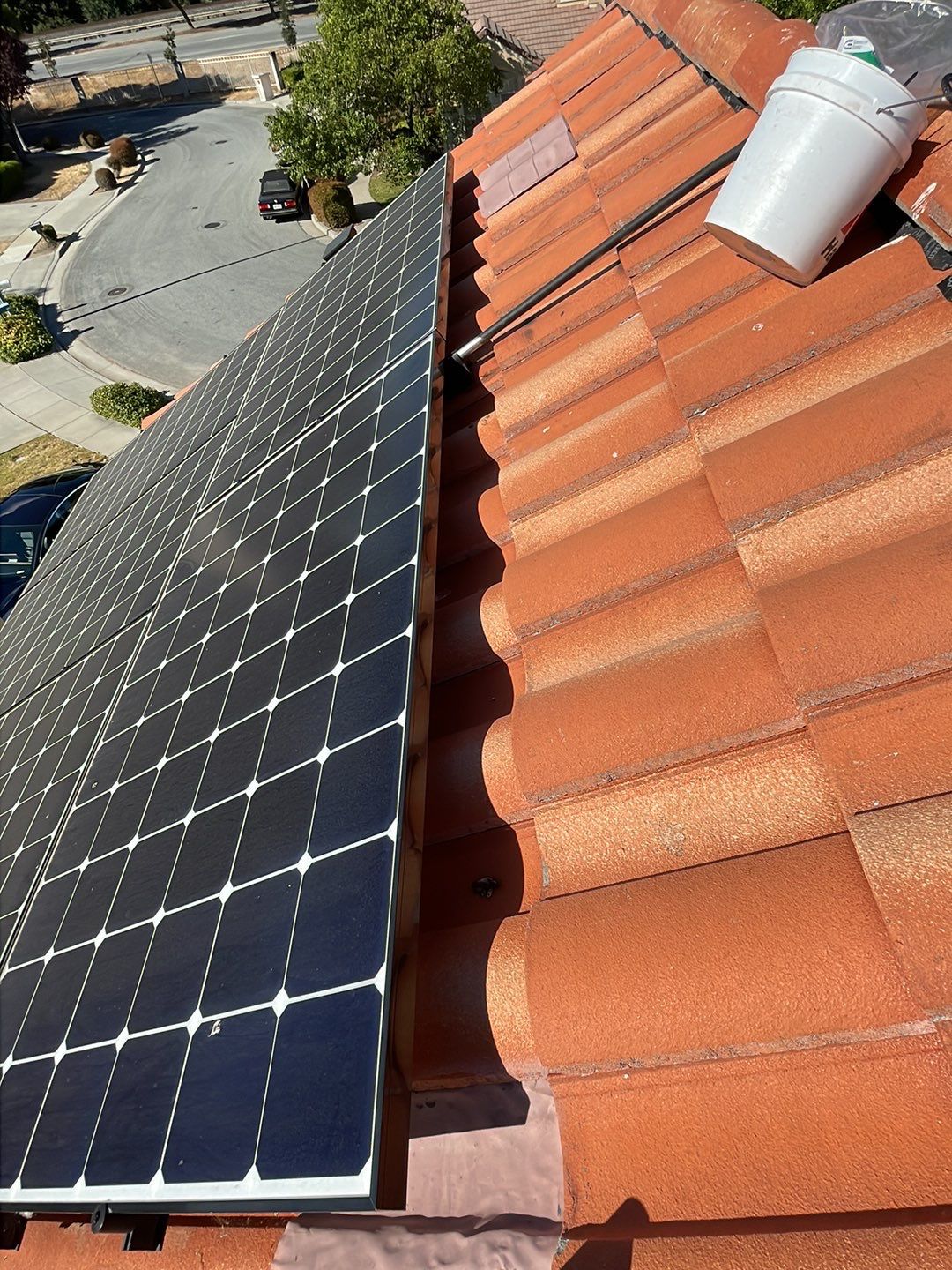 Solar Panel Bird Proofing using Critter Guard Mesh by All One Solar Shine