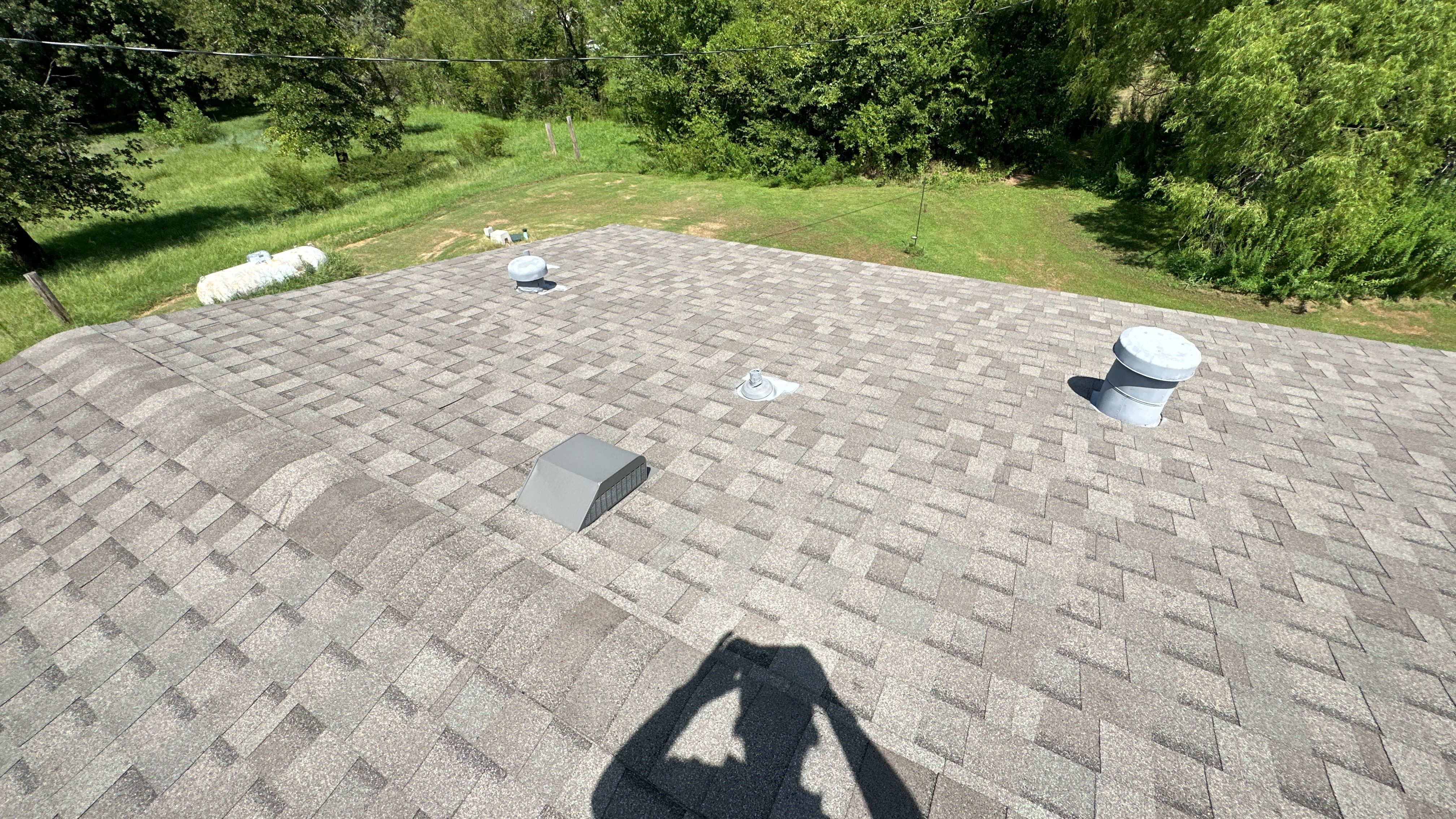 Reroof using GAF HDZ by Castillo Roofing