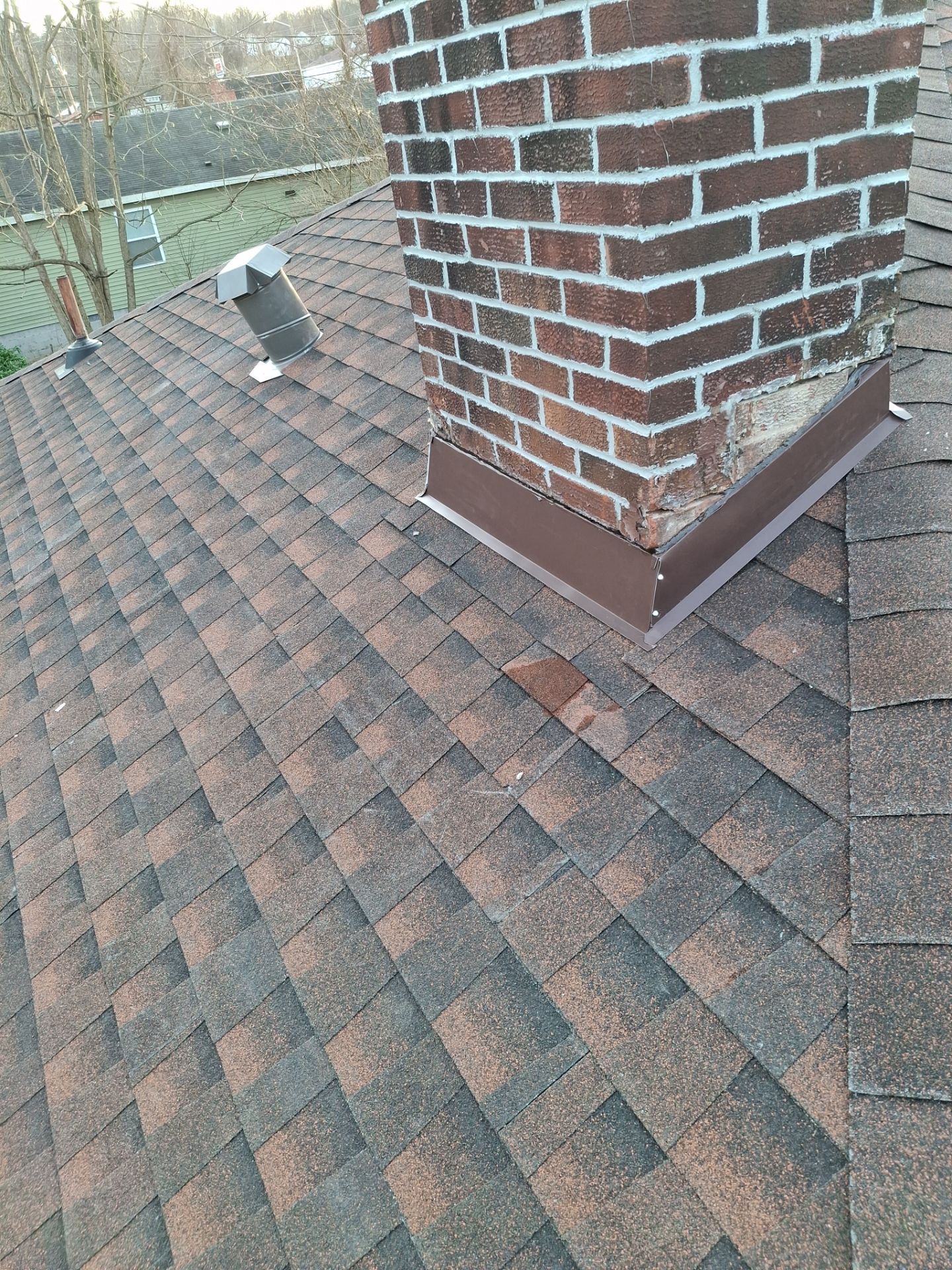 Residential Roofing Installation using GAF TImberline HDZ Hickory by Rainstoppers Roofing