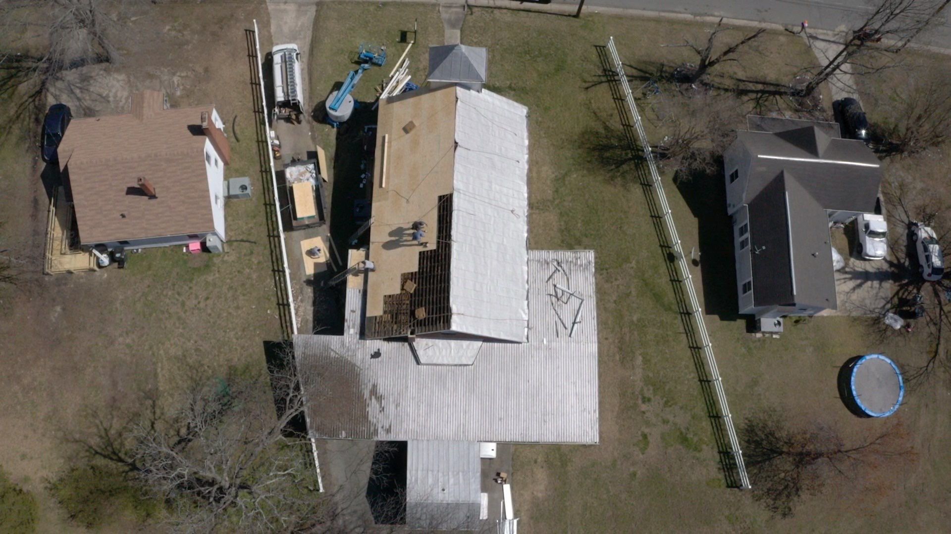 Primitive Baptist Church using Standing Seam Metal by Just In Time Roofing and Restoration