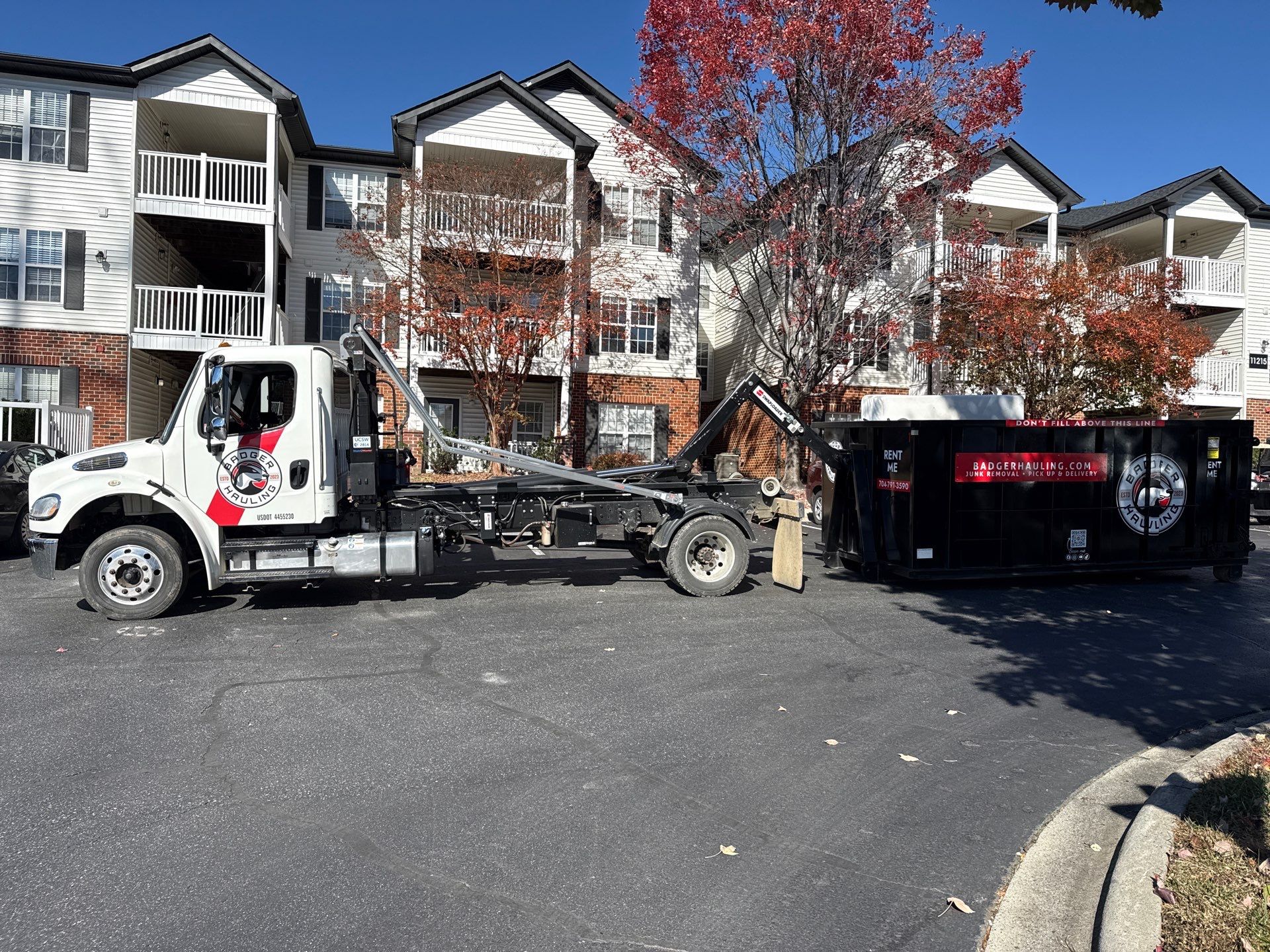 Project in Charlotte by Badger Hauling