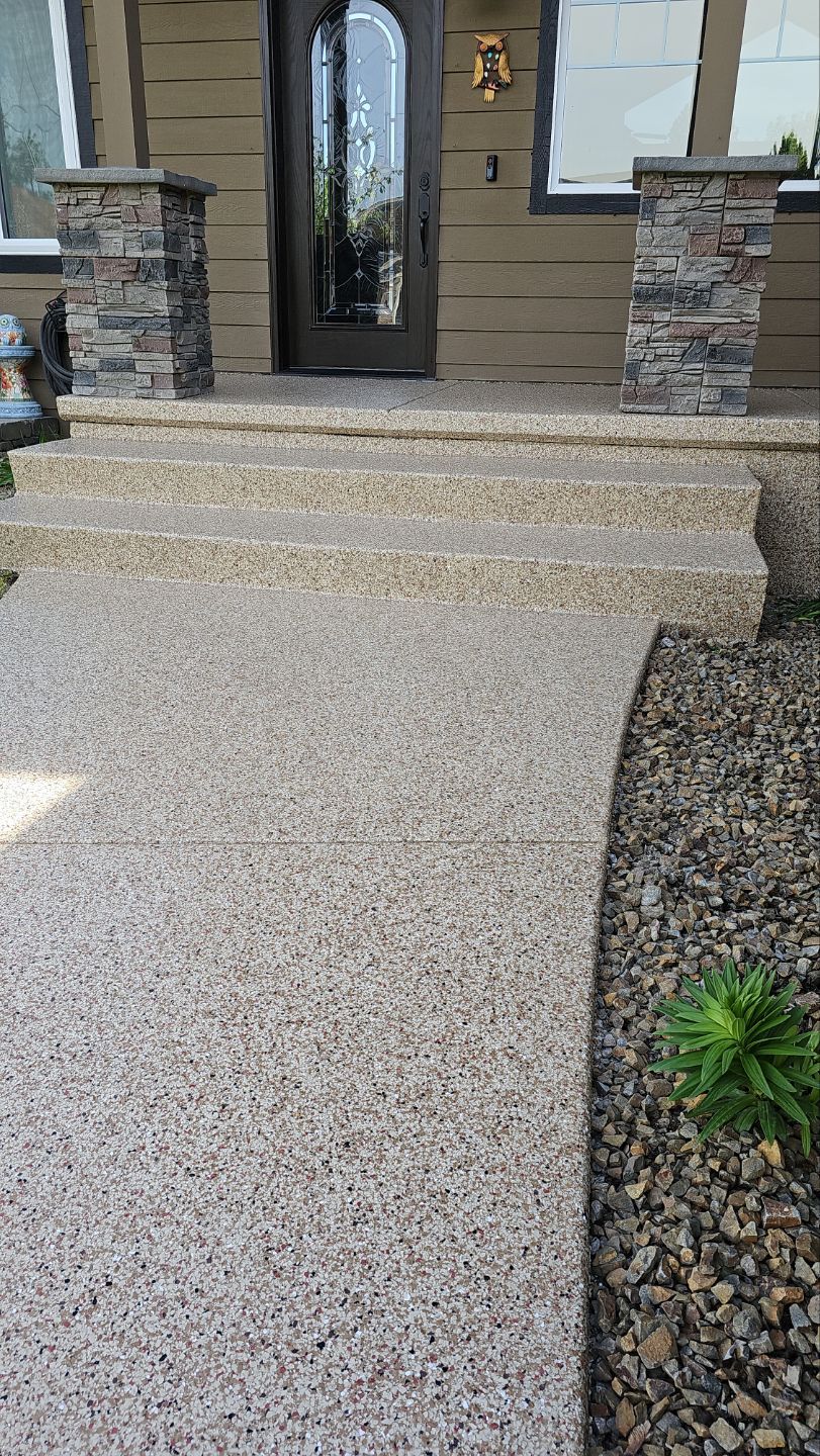 Entryway Transformation using Pecan by Croc Coatings, LLC