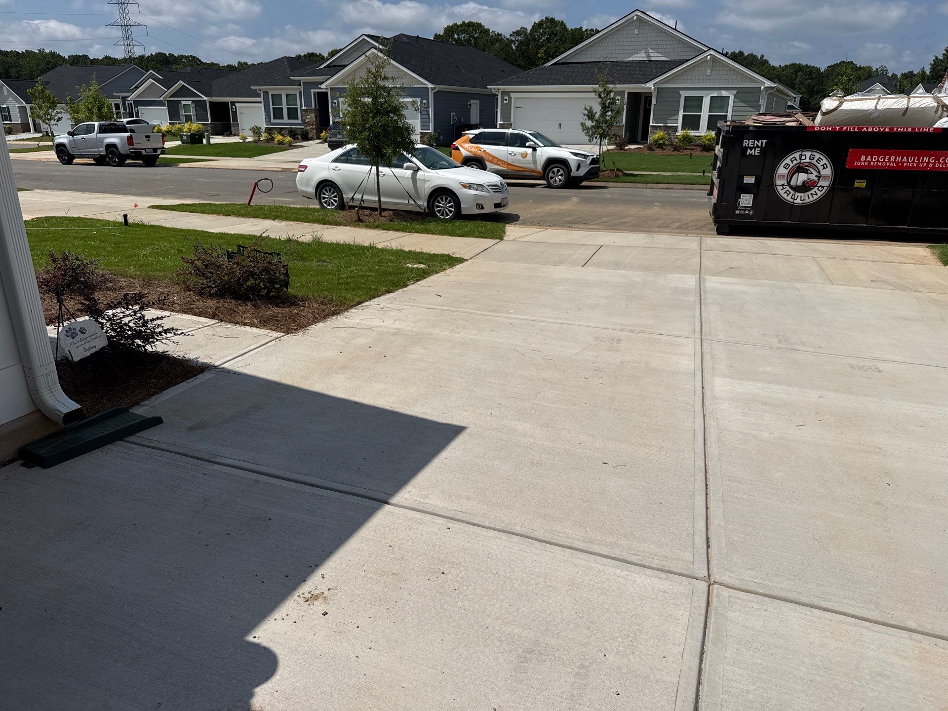 Project in Indian Trail by Badger Hauling