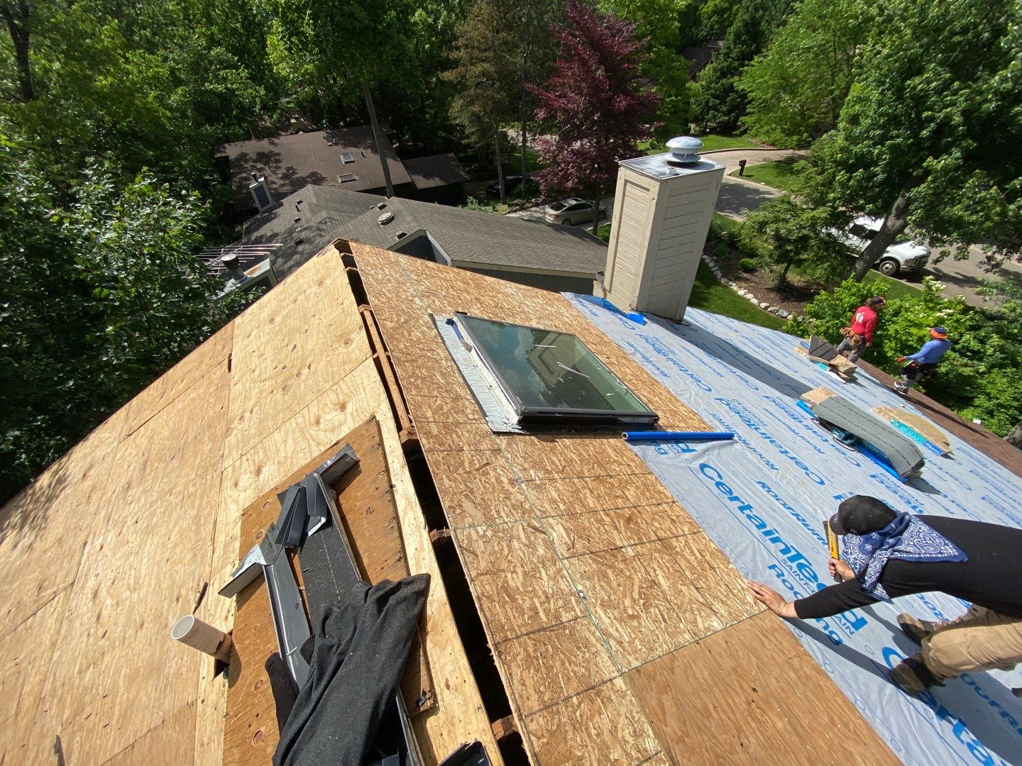 Roof Replacement using CertainTeed Landmark by 180 Contractors