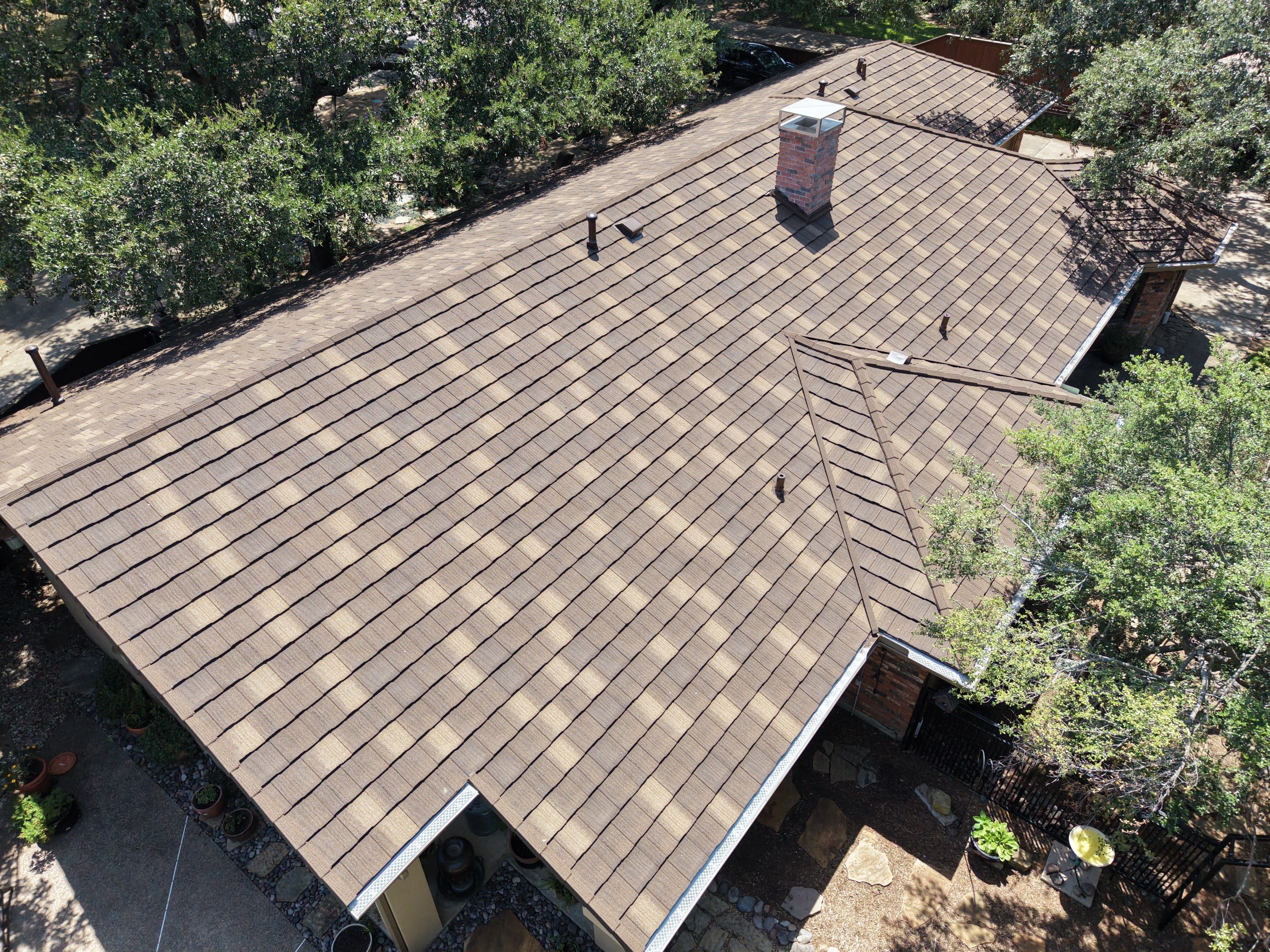 Decra Shake XD Install and Full General Contracting project in one of Arlington's beautiful communities by First United Roofing & Construction