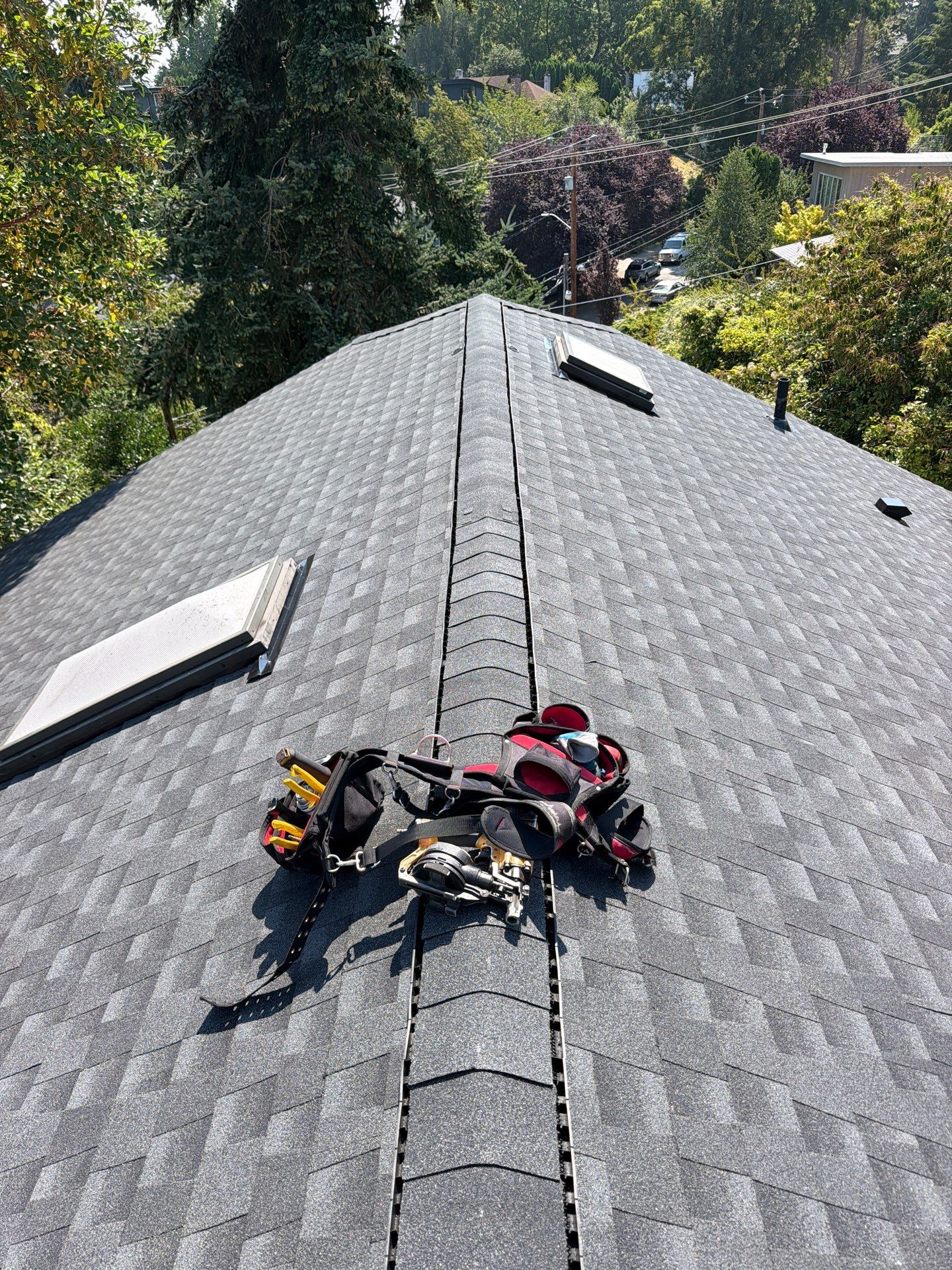 Residential Roofing Installation using GAF HDZ Shingles by Roofing Formula LLC