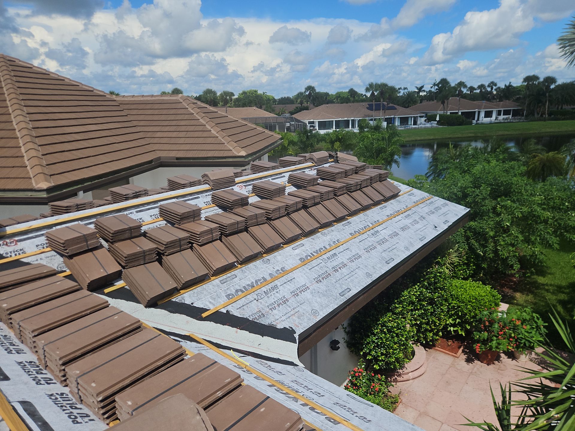Residential Roofing Installation using Westlake Roofing Tile by BLUES BROTHERS ROOFING