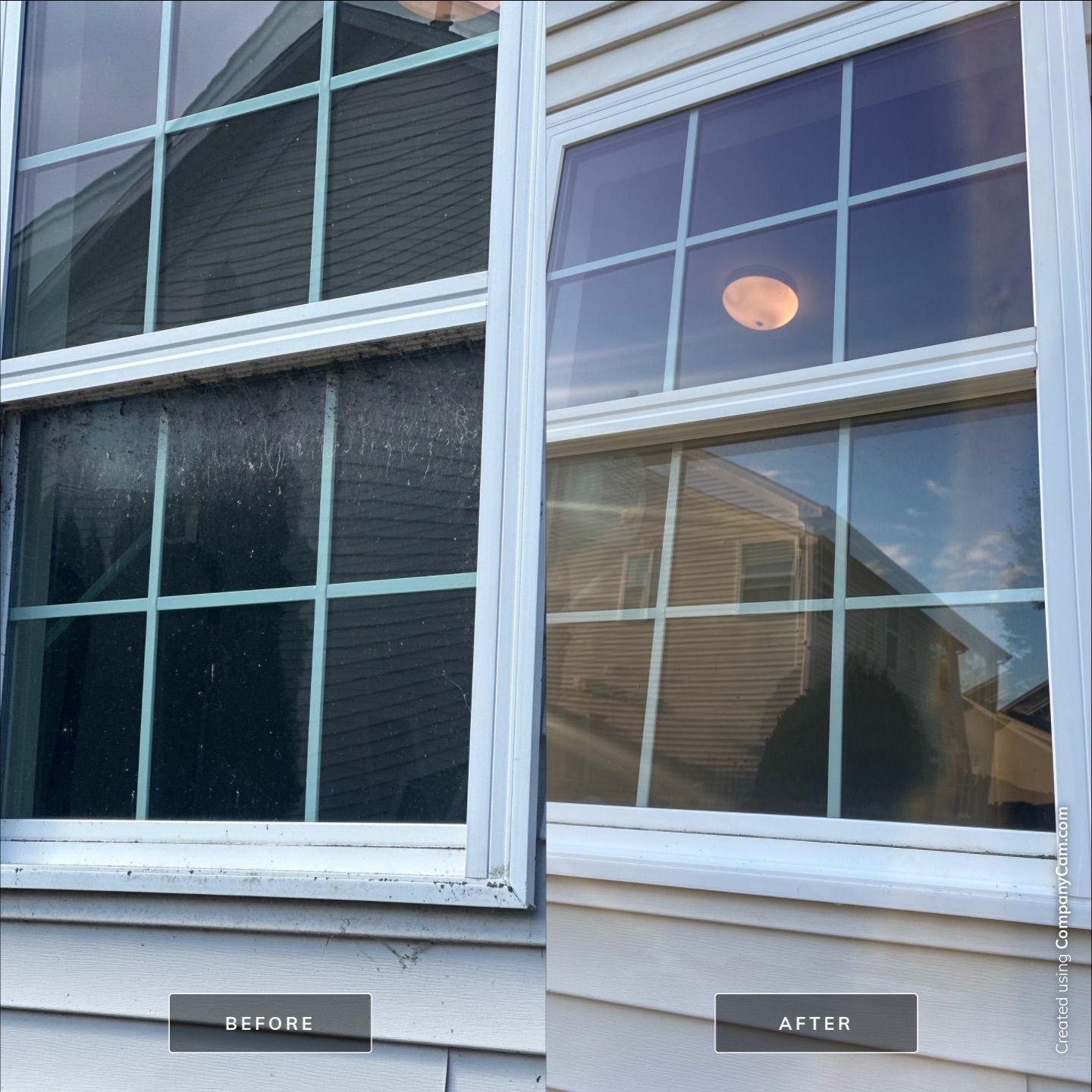 Project in Island Lake by Simmons Power & Soft Washing