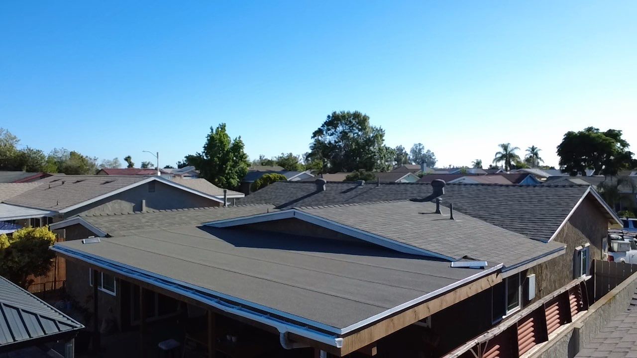 San Diego, CA | Partial Shingle & Low-Slope Roof Replacement by Zenith Roofing Services
