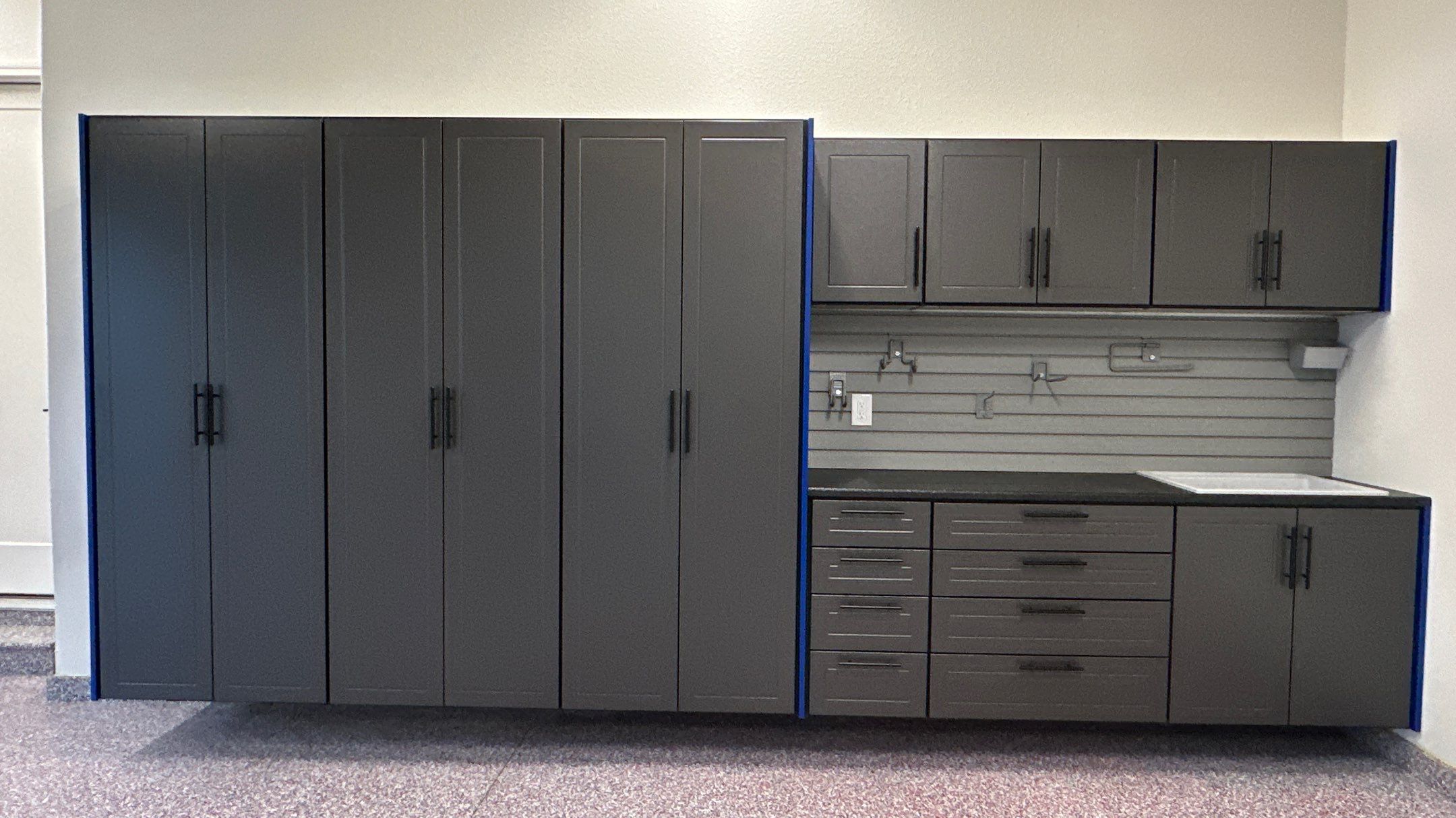 Look Tanner B. added his beautiful garage storage to his garage by Banner Garage