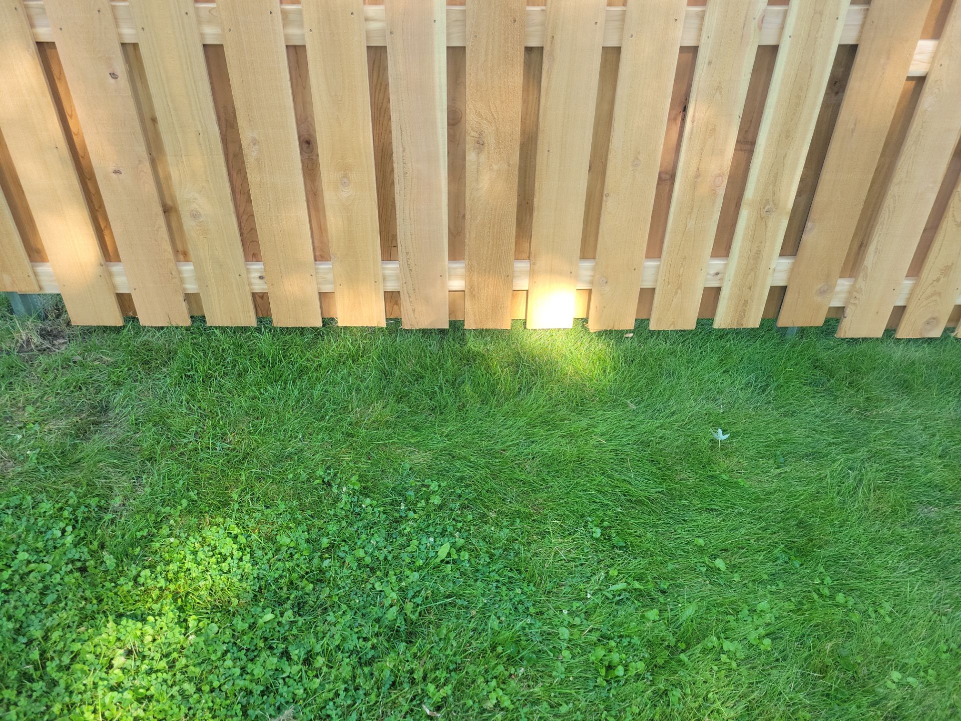 Unstained Cedar Wood Privacy Fence Installation in Cedar Falls by Perfect Picket Fence and Stain