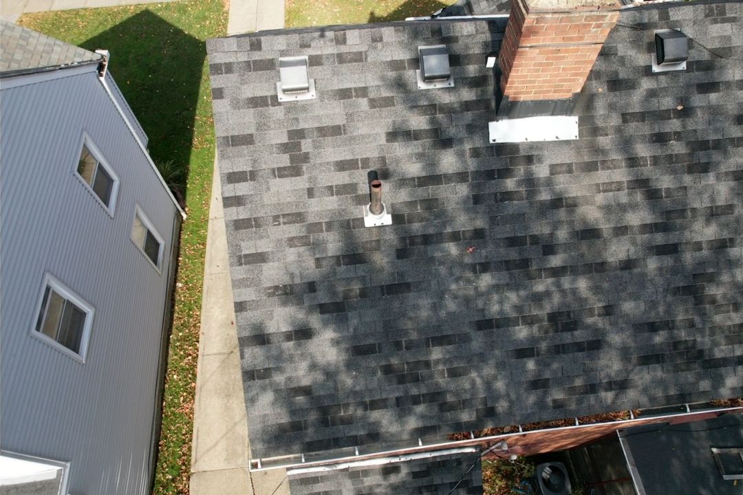 Storm Restoration - Roof Replacement using GAF Timberline HDZ Golden Harvest in Cleveland Heights by Atlas Roofing & Restoration