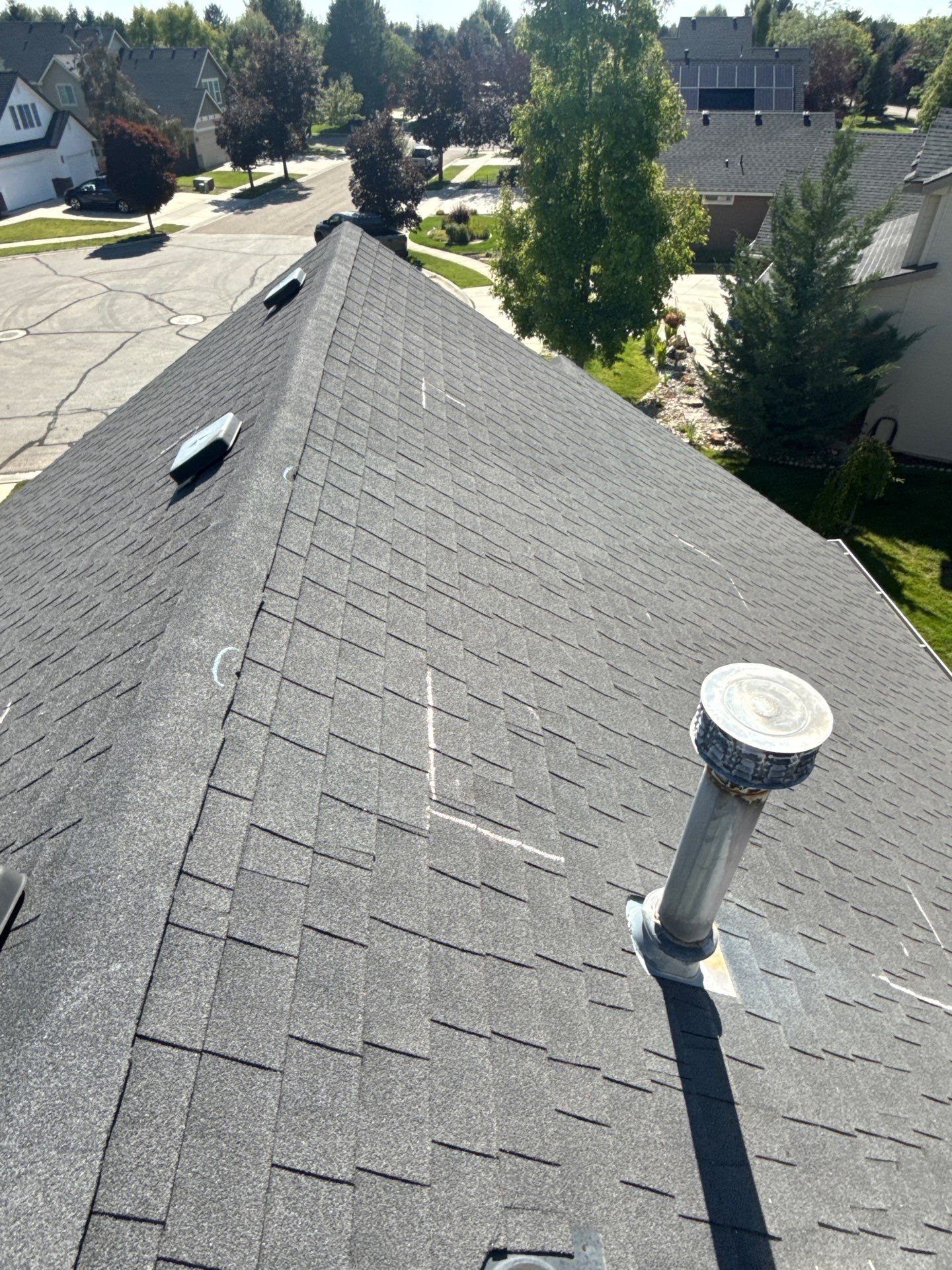 Asphalt Shingle Roof Replacement for Two-Story Home in Meridian by Olive Roofing