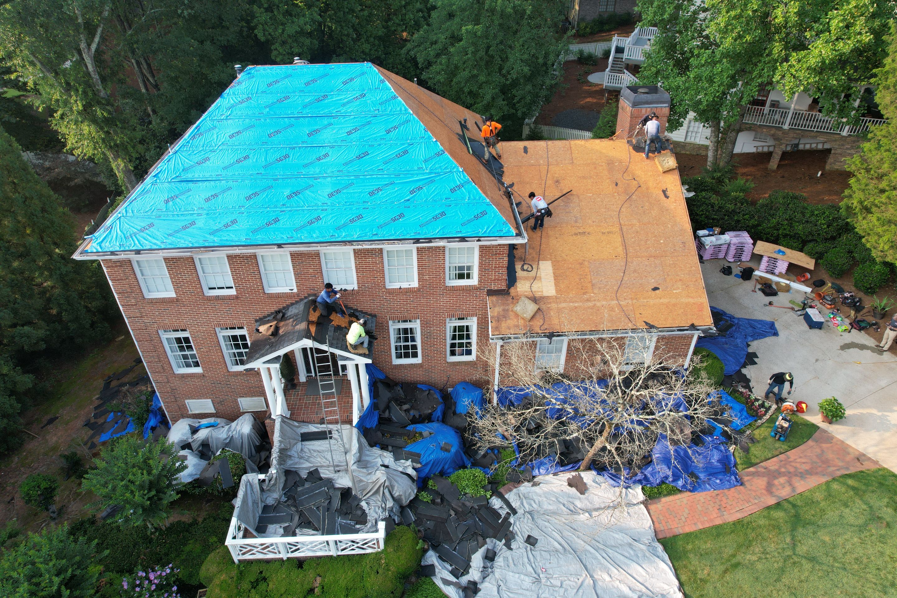 Residential Roofing Installation using Owens Corning by Inspector Roofing and Restoration