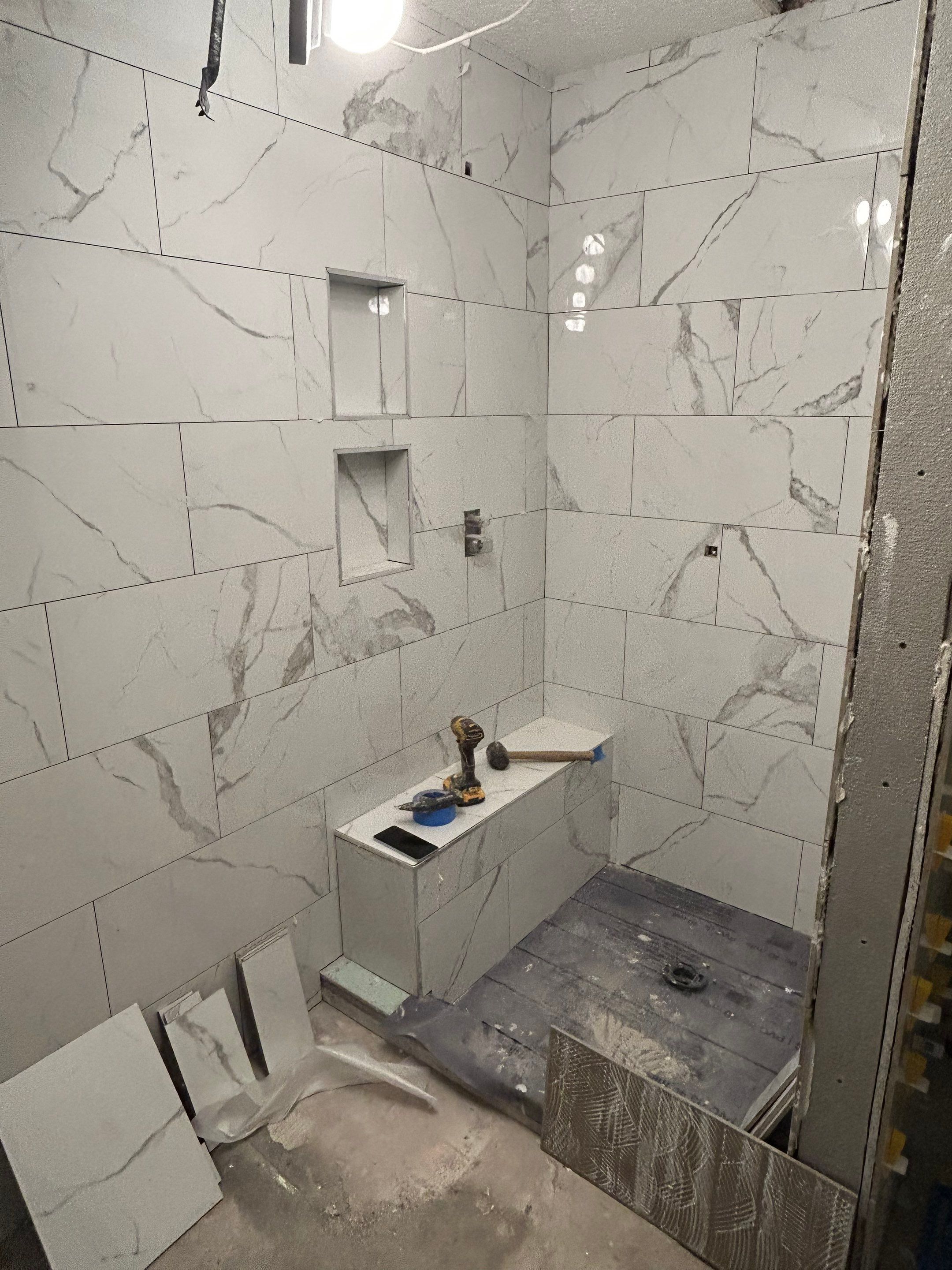 Hallway Bathroom & Closet Renovation by urban green energy llc