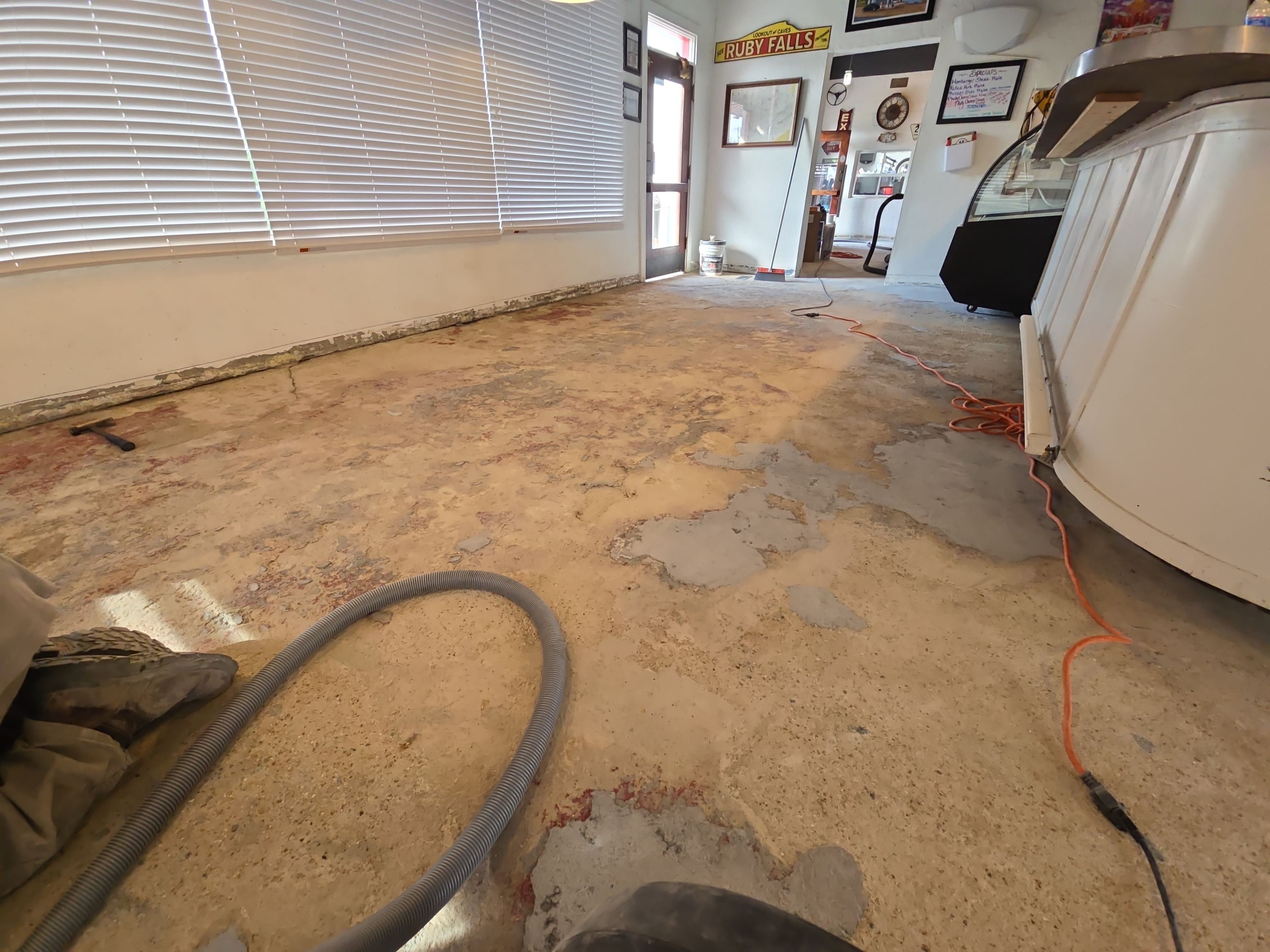 Check it out! Steelwheel Corner gets a new floor! by Elite Floor Solutions