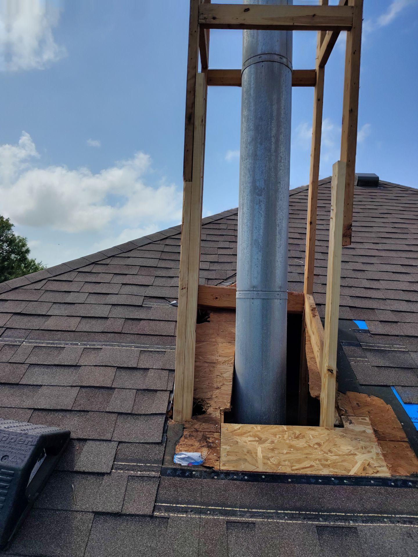 Chimney NEEDS Help! by Bayfront Roofing and Construction