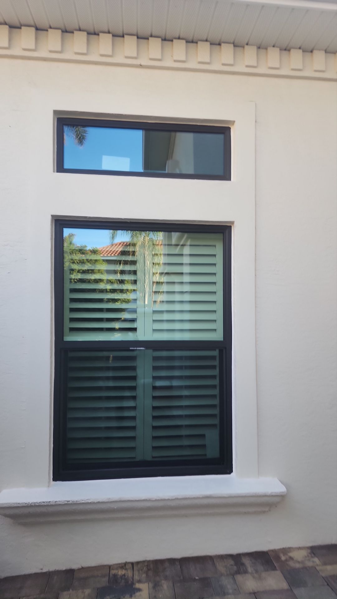 Window Installation using PGT Vinyl White-Bronze by Windows For Life 