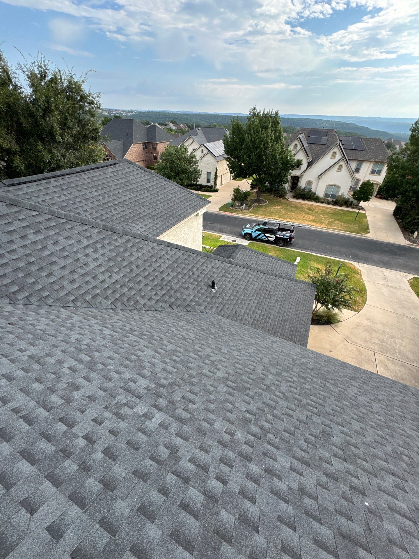 Residential Roof Replacement using GAF HDZ - Charcoal shingles by Elite Roofing LLC