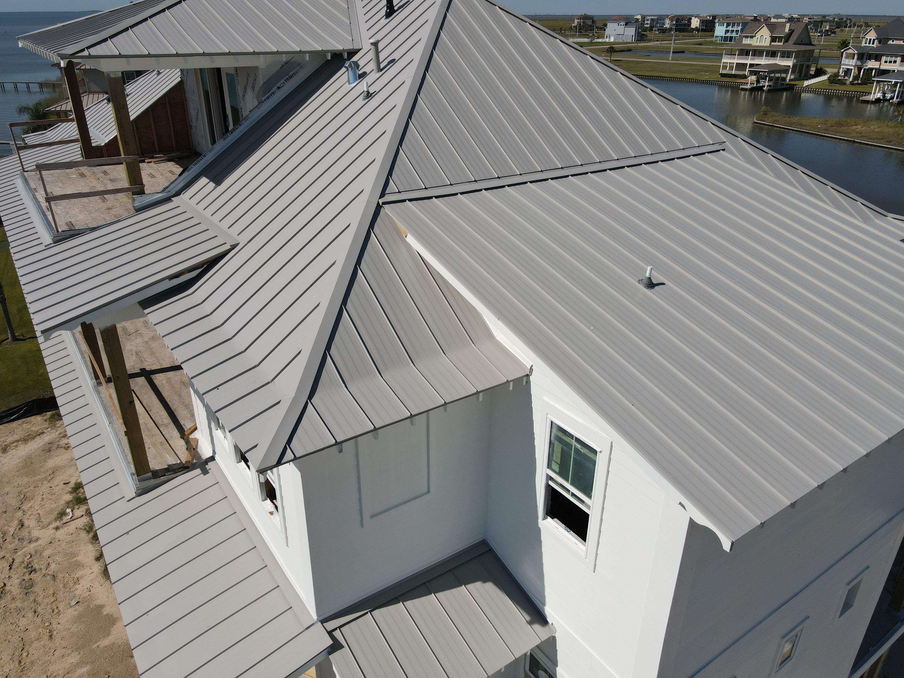 Metal Roof  using McElroy Metals - Ash Gray by Level 7 Companies