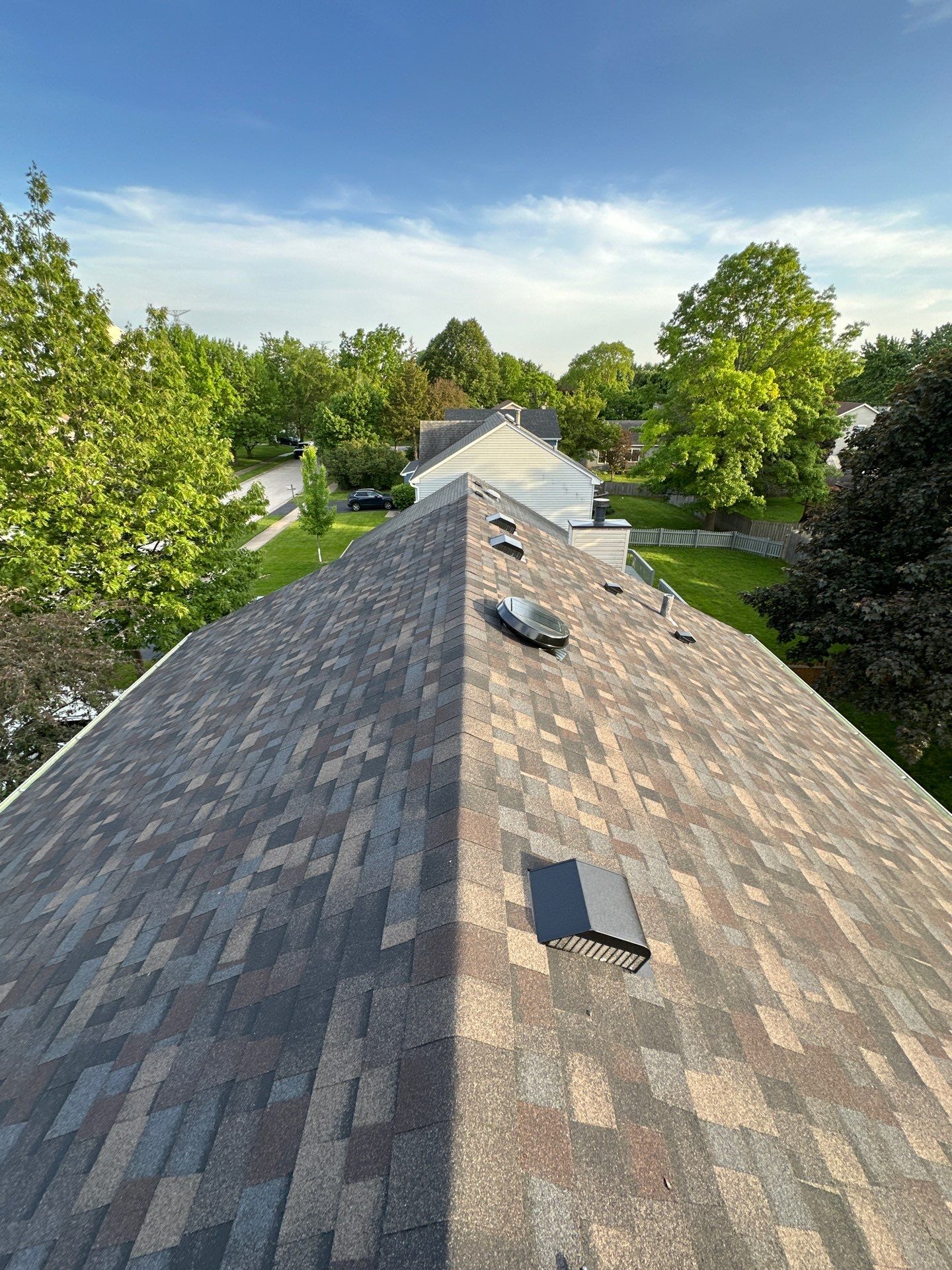 Residential Roofing Installation using Owens Corning  by Perfect Exteriors Inc. 