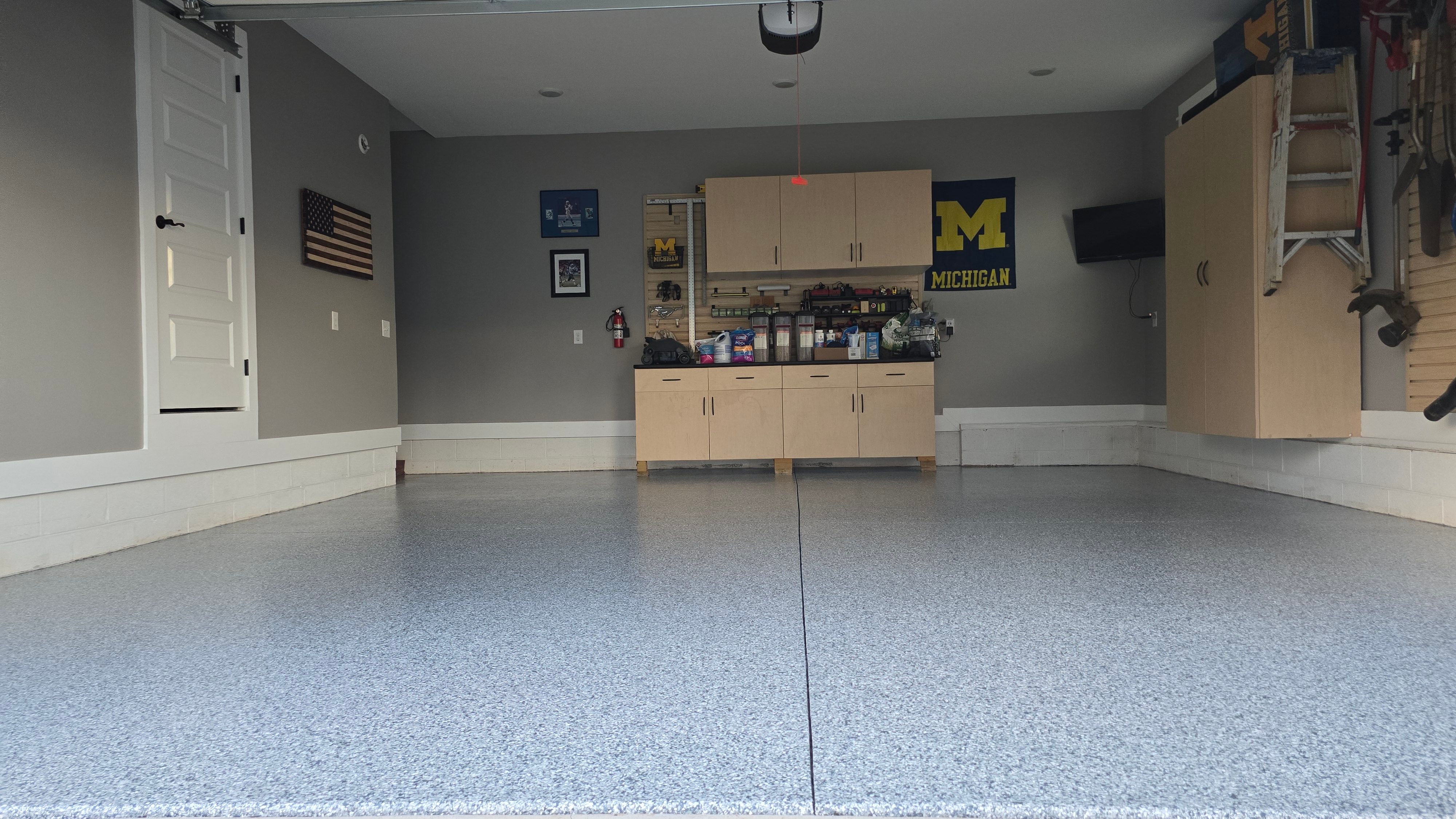 Garage Using Gravel by Elite Floor Solutions