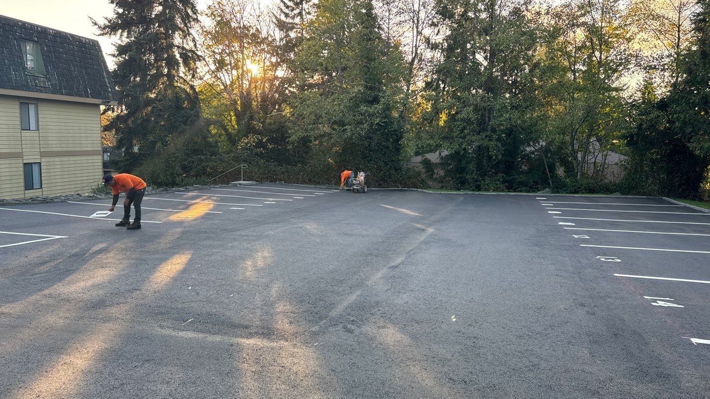 Dana | Sealcoat Parking Lot   by Jireh Asphalt & Concrete Inc 