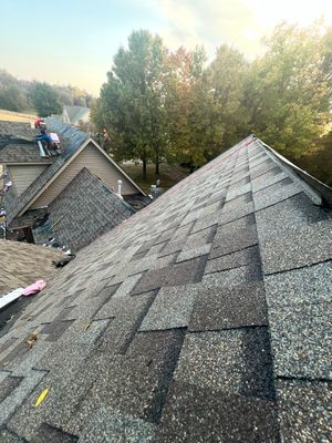 Residential Roofing Installation using Owens Corning