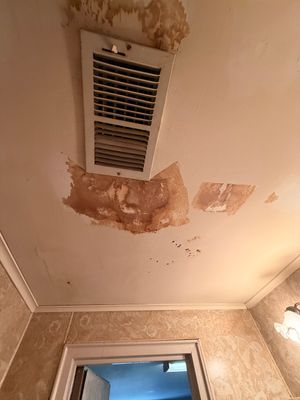 Water Damage bathroom in West Islip