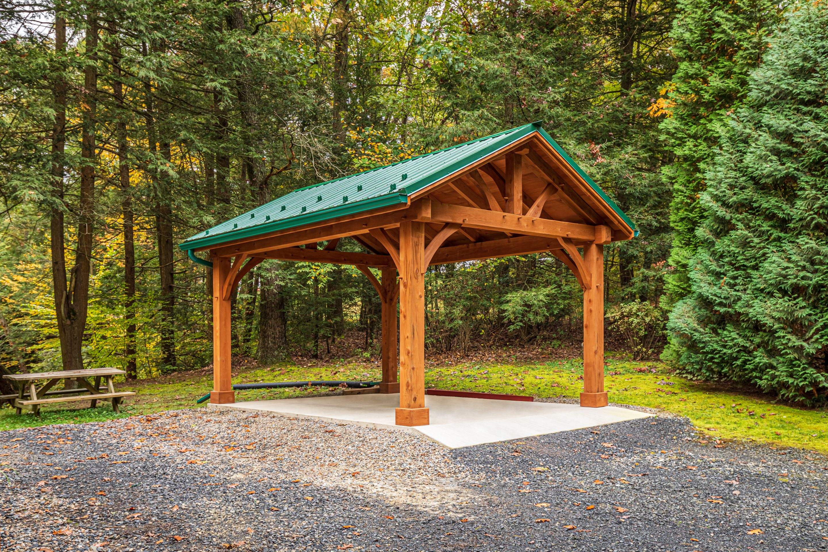 Metal Roof-evergreen- and Carport by Esh Builders