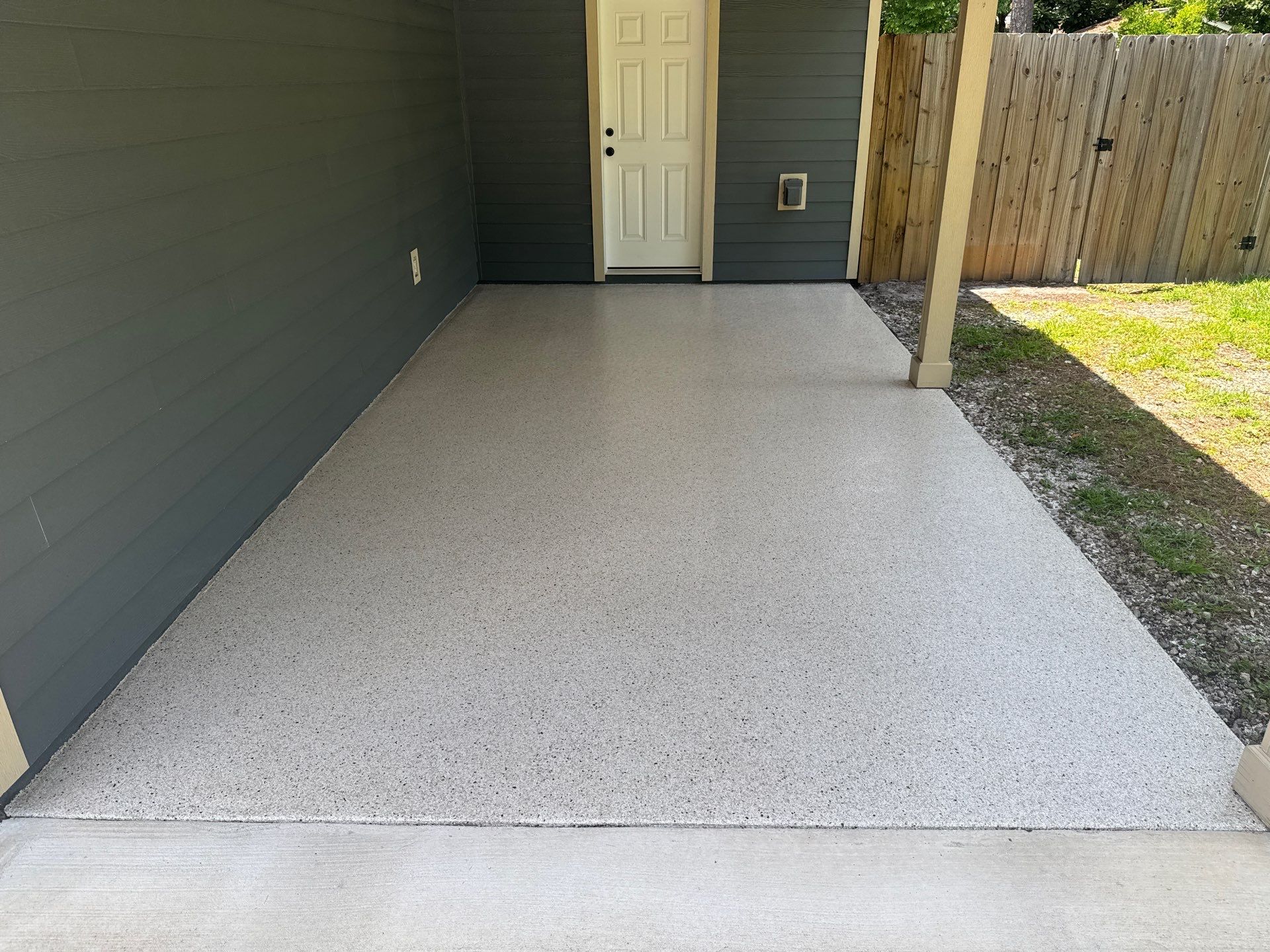 Porch and Carport Project in Gainesville, FL in Hybrid Plataeu by Cross Creek Concrete Coatings