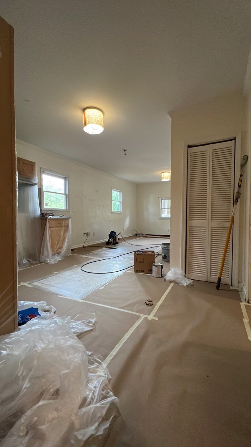 Atlanta Interior Renovation Featuring Hardwood Floors and New Paint by Swift Home Renovations
