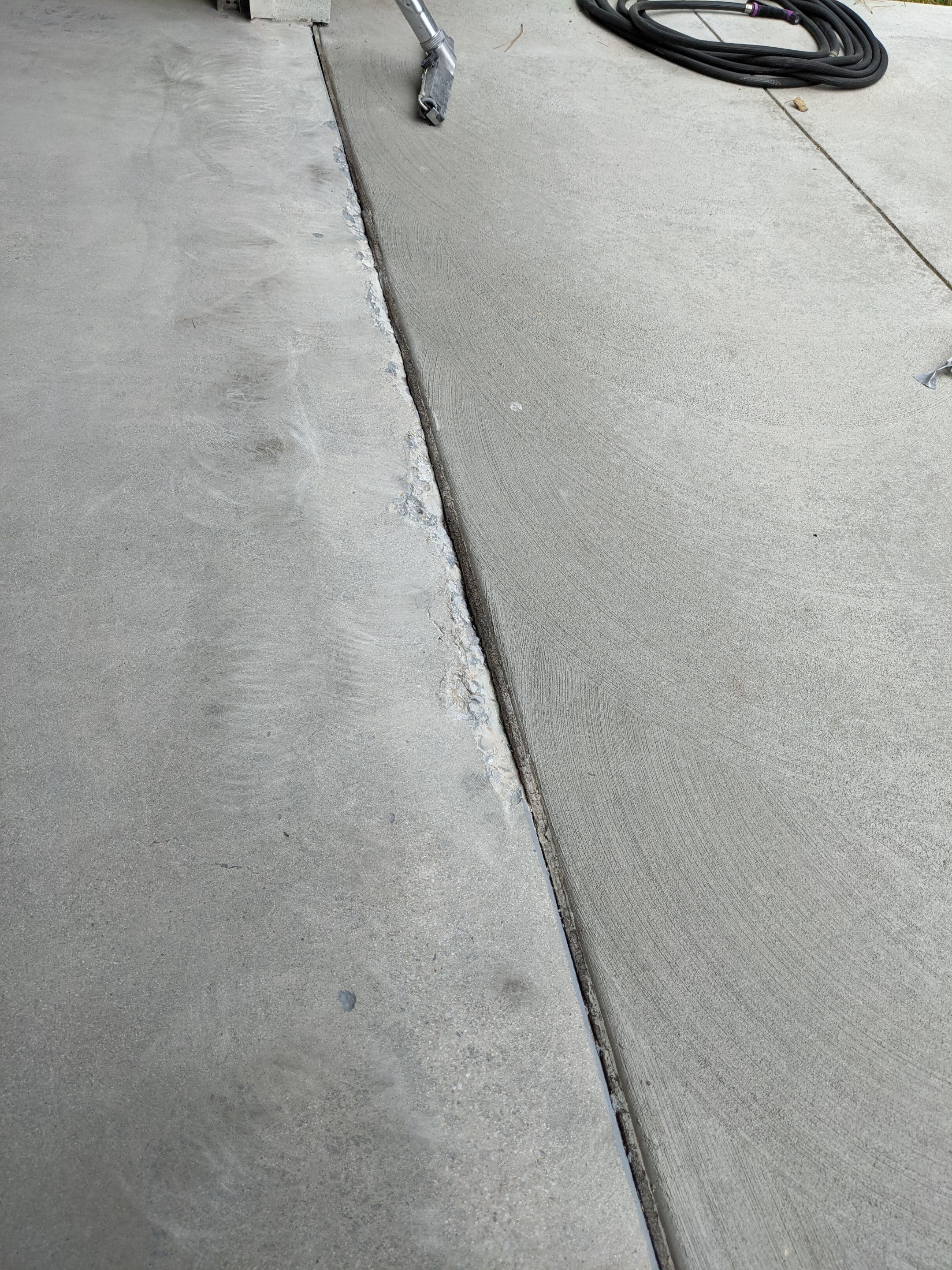 Garage Transformation using Slate Stone by Croc Coatings, LLC