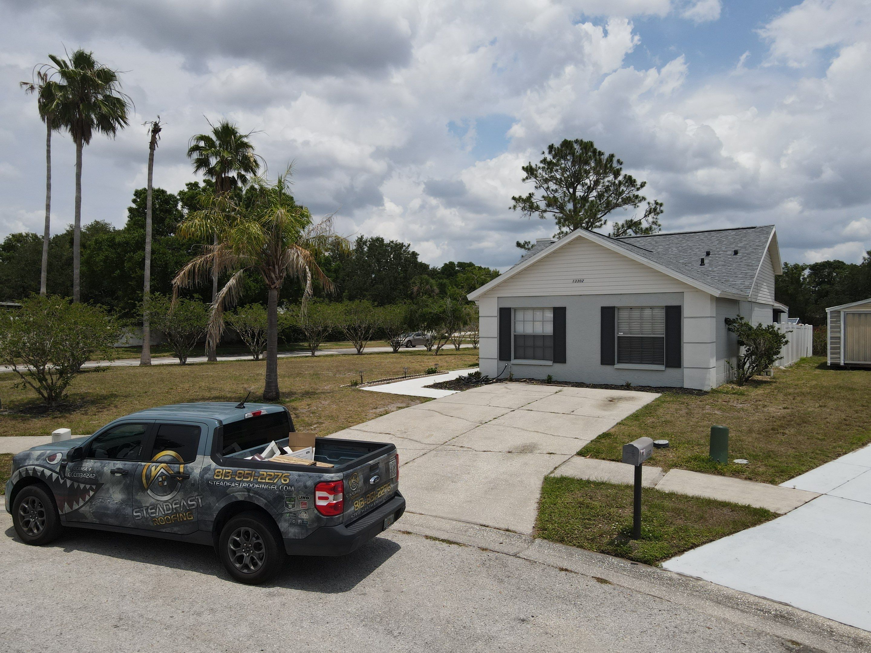 Roof Replacement in Riverview, FL. by Steadfast Roofing