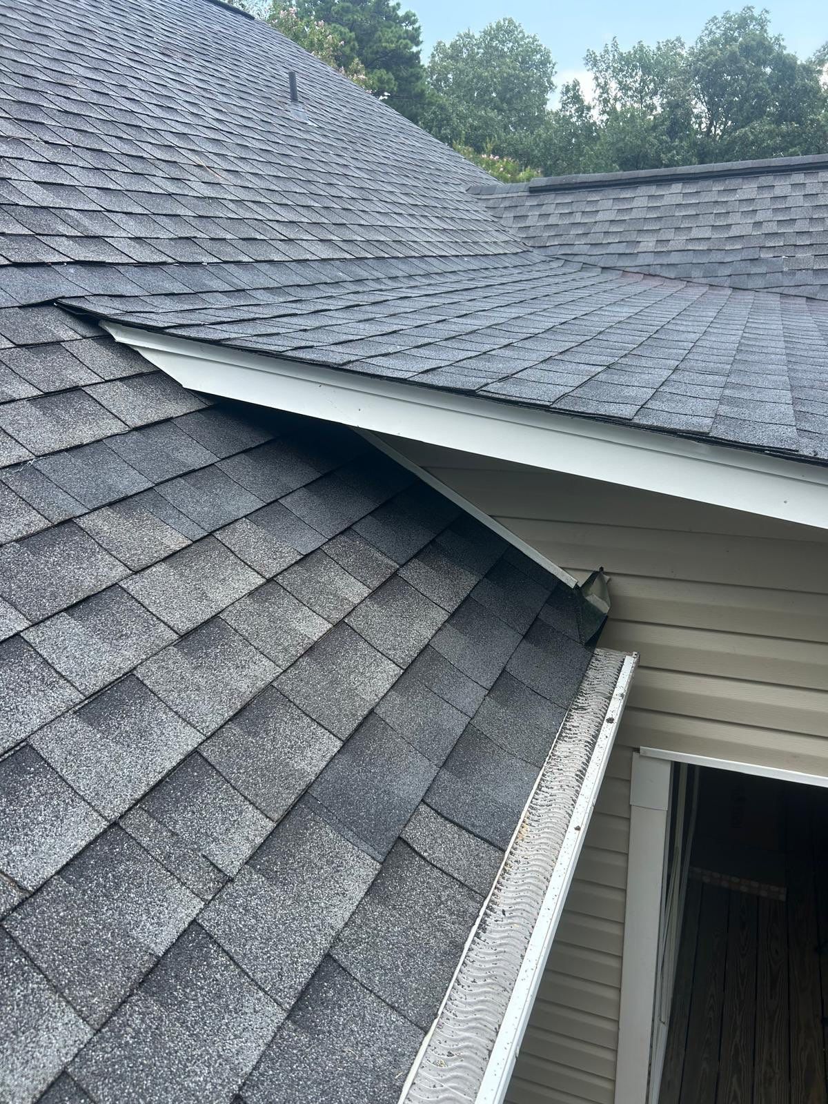 Deck Roof System Replacement in Vestavia Hills (Charcoal) by The Roofing Dudes