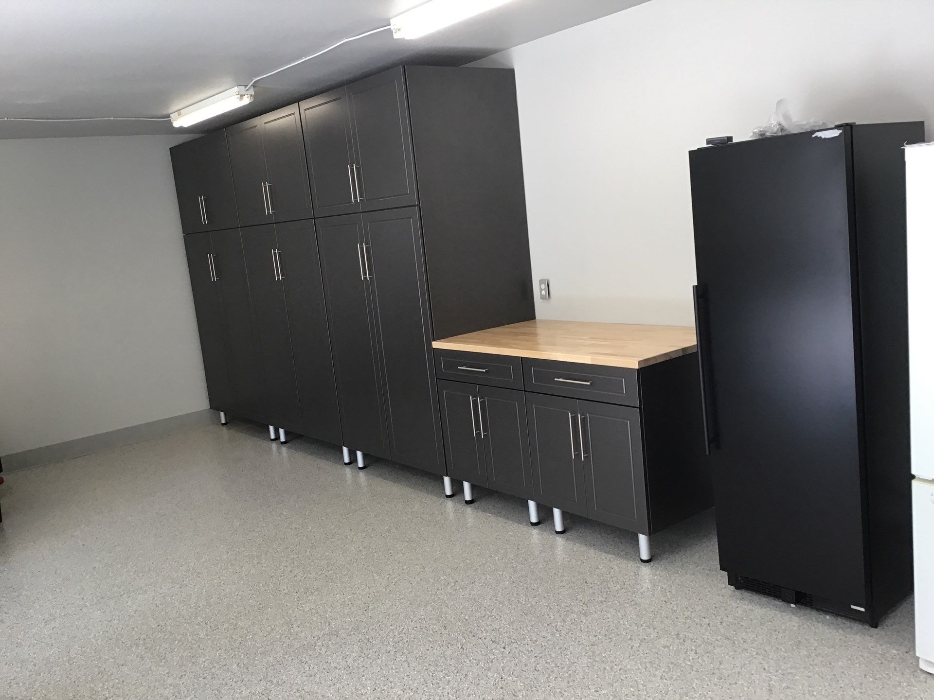 Garage Storage & Concrete Coating in Modesto by Lancaster Painting