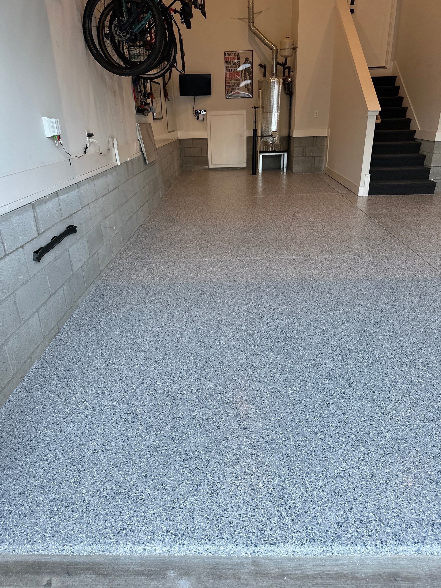 Garage Floor Coating using Tidal Wave by My Garage Floor Guys