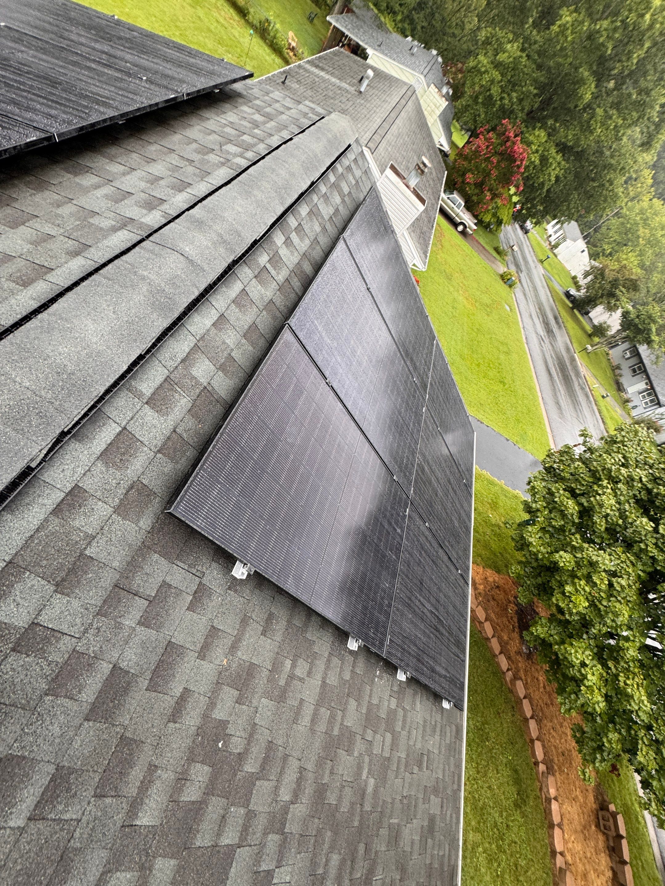 Project in Roanoke by Trident Solar