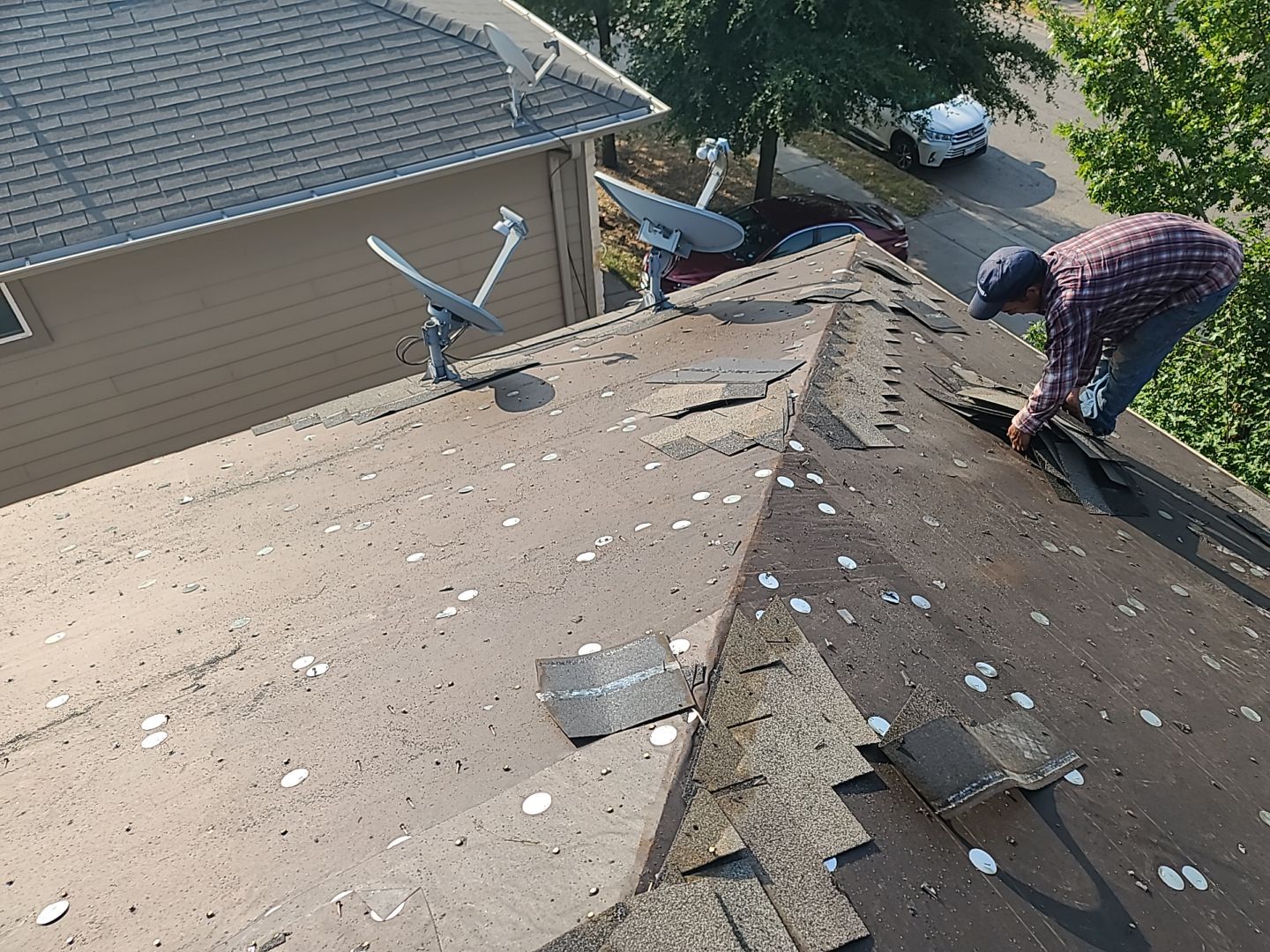 Manor Exterior Restoration Including Fence Reset and Roofing Repair by Caliber Restoration LLC