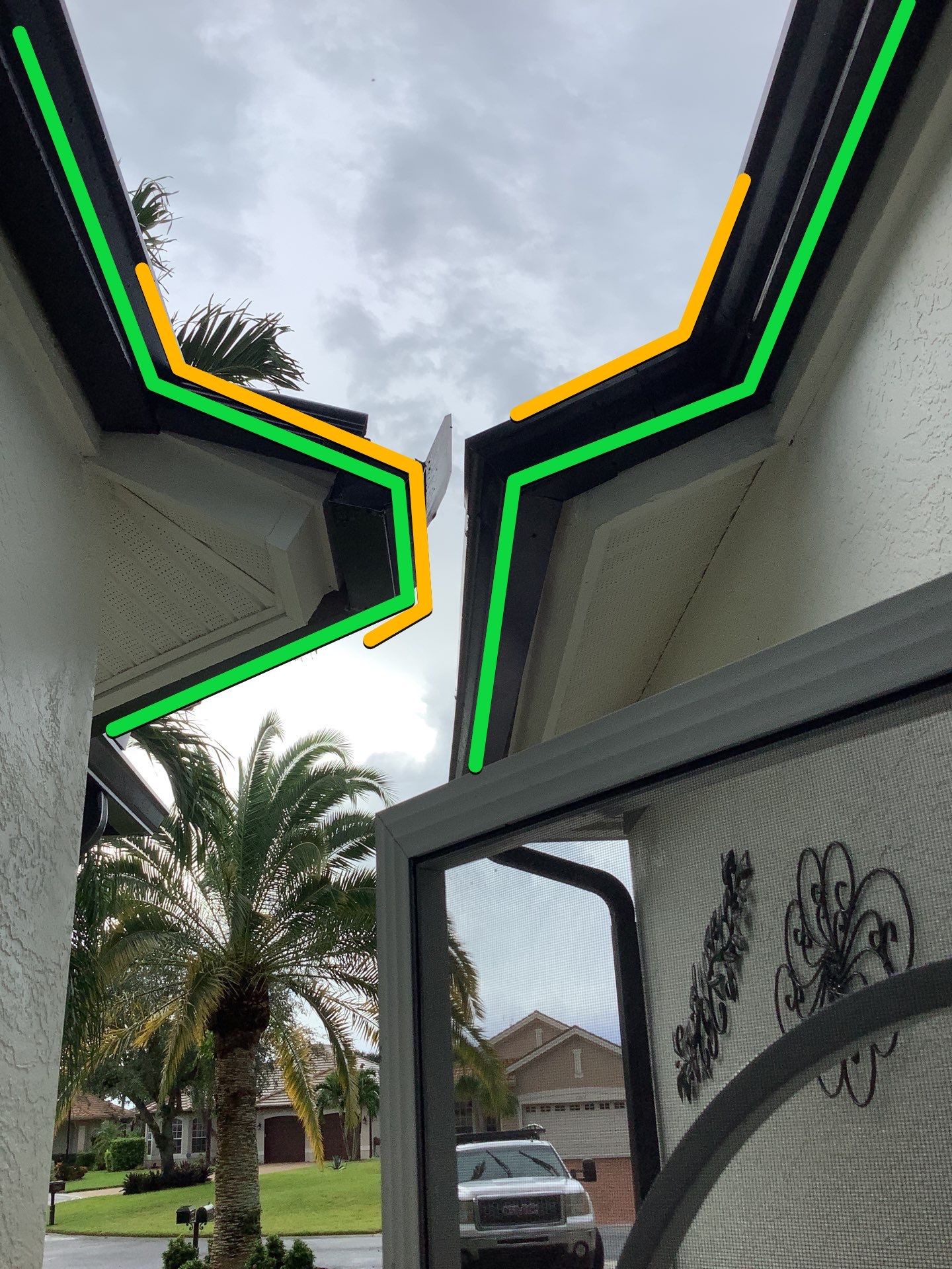 Black Seamless Gutters  by Gutter Professors