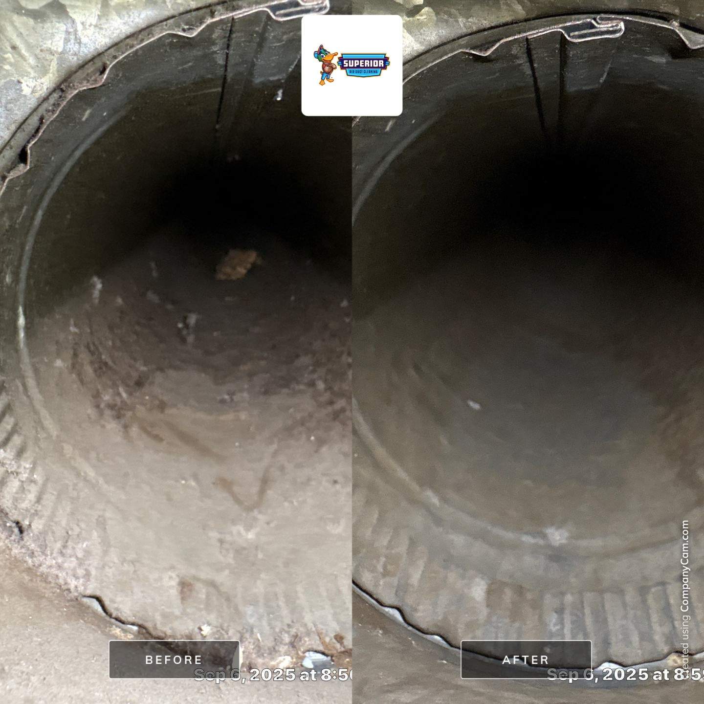 Air Duct Cleaning With a Vacuum Truck in Austintown, OH by Superior Air Duct Cleaning