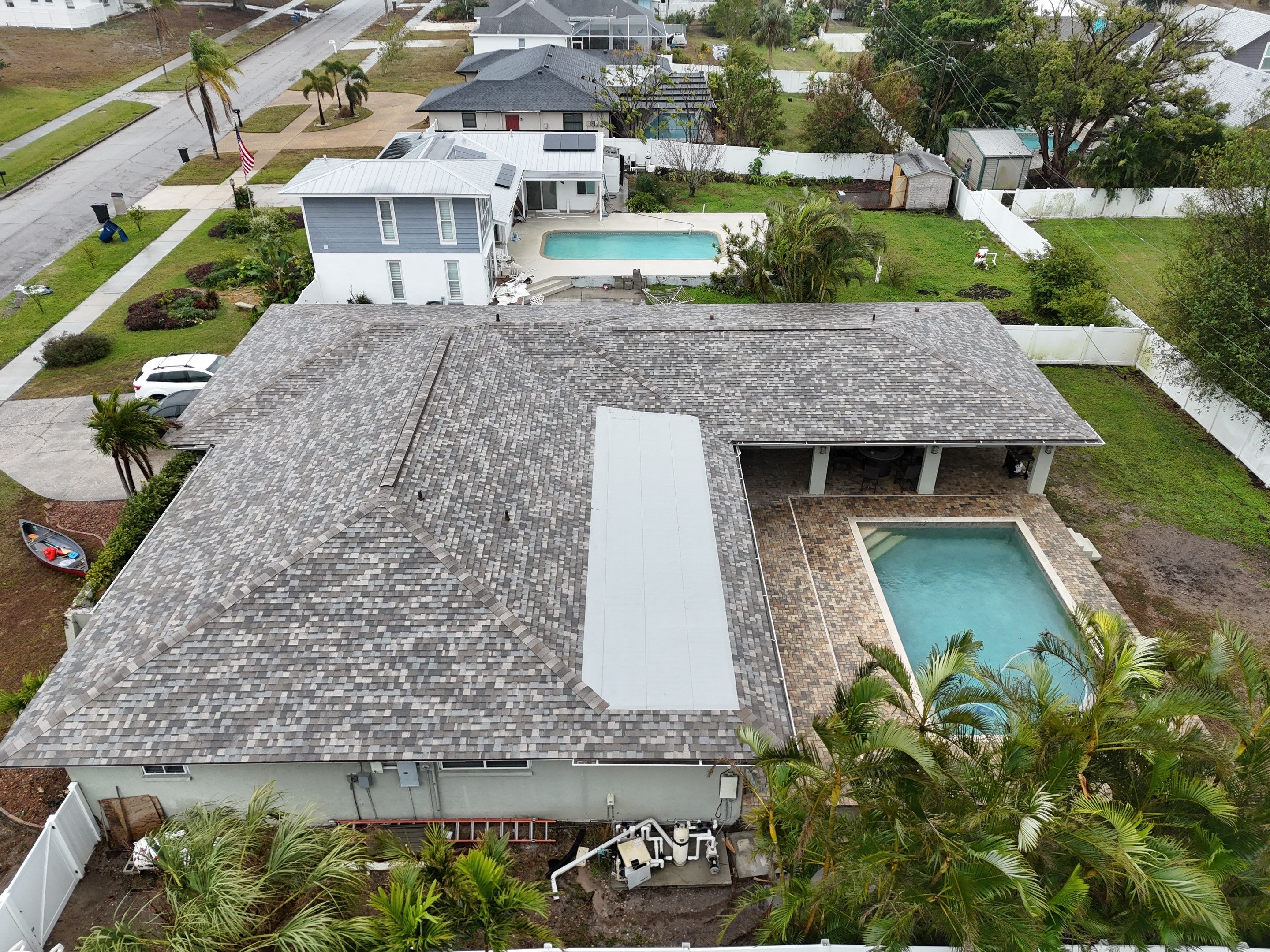 Roof Replacement in Sarasota FL. by Steadfast Roofing 