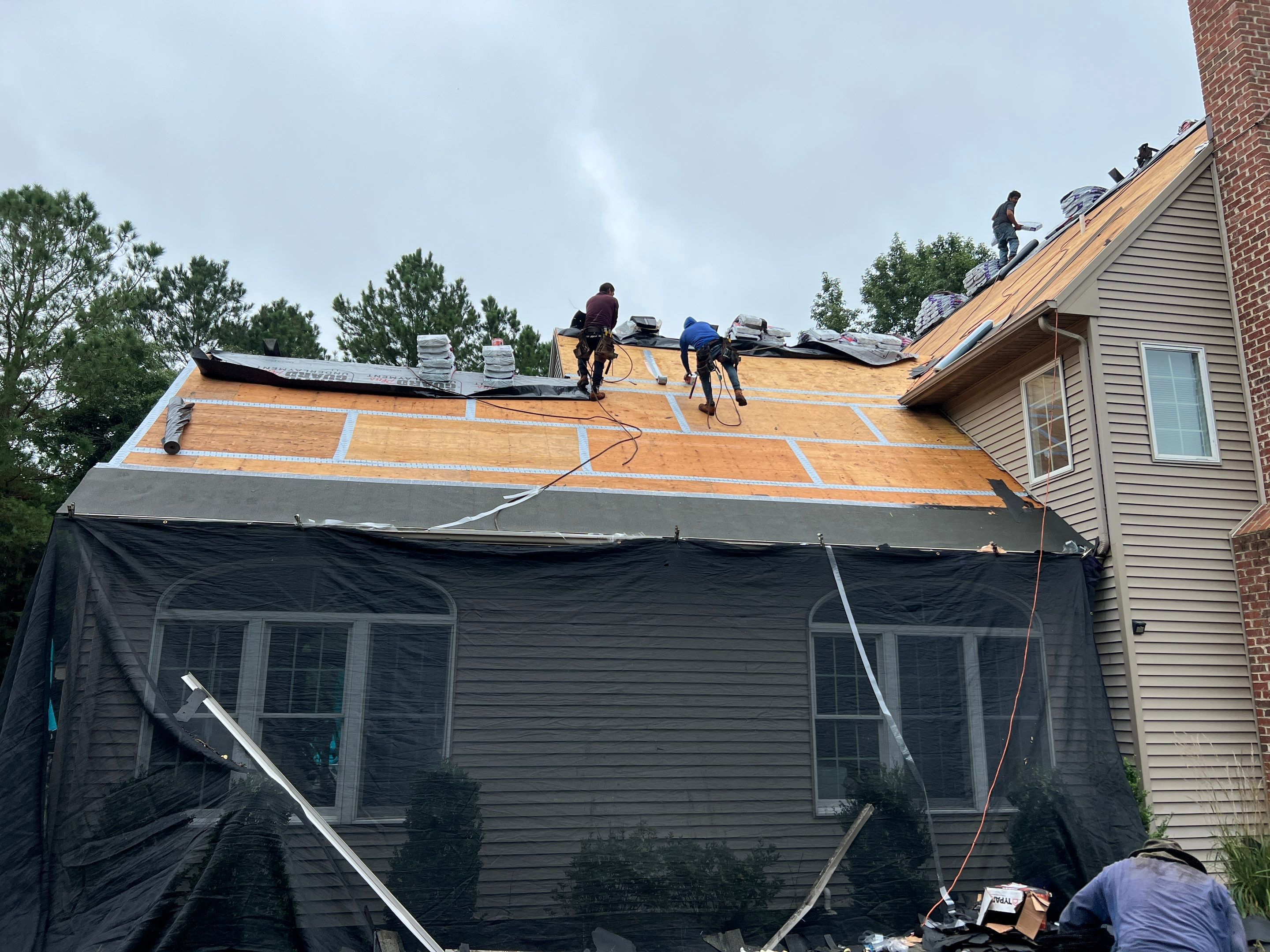 Architectural Shingle Roof Replacement for Salisbury Residence by First Chesapeake Roofing